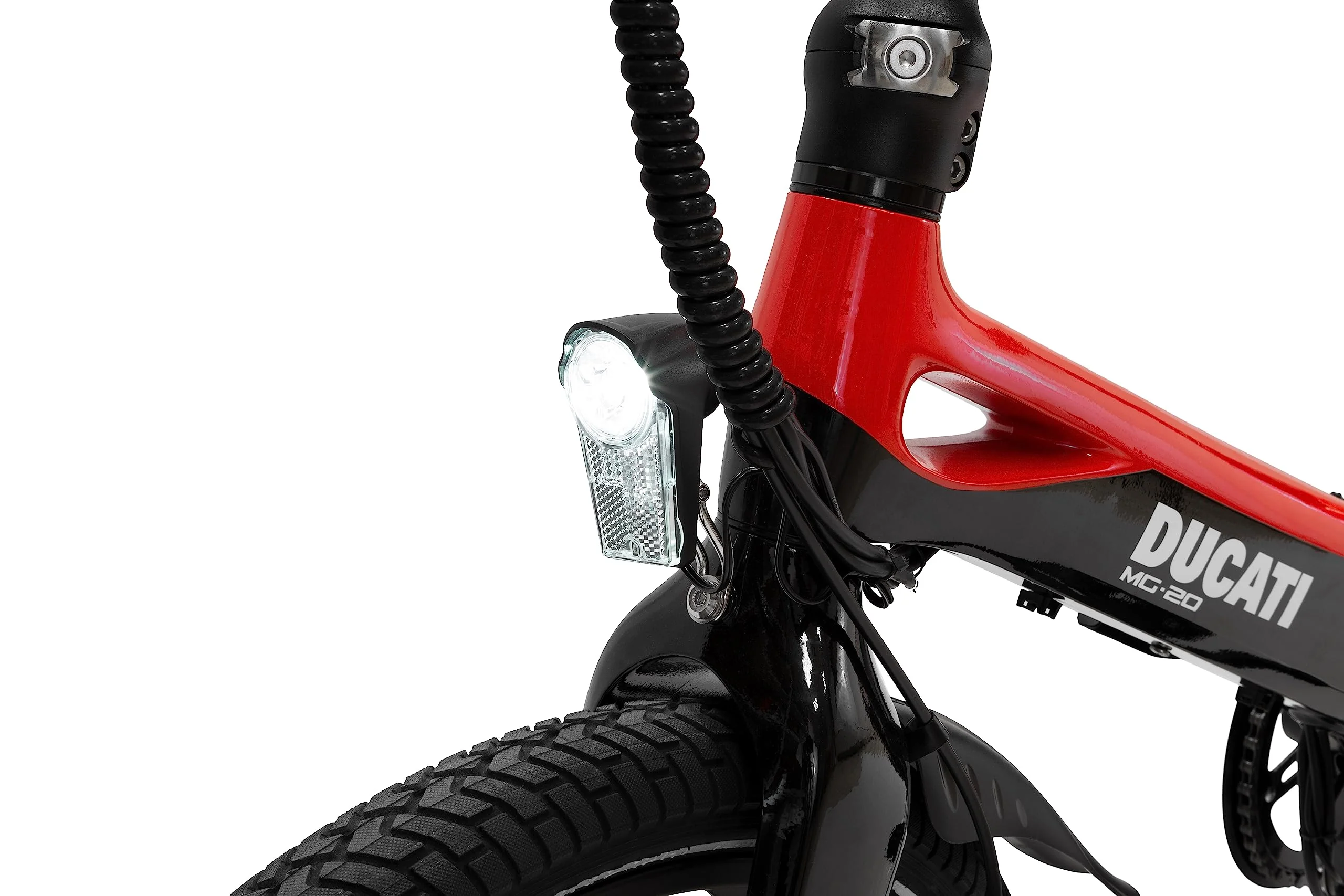 DUCATI MG20, Unisex-Erwachsene City-Elektrofahrrad, 20 Zoll, Rot, Einheitsgröße - Image 6