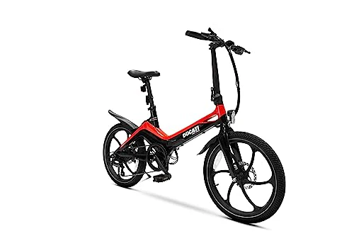 DUCATI MG20, Unisex-Erwachsene City-Elektrofahrrad, 20 Zoll, Rot, Einheitsgröße - Image 8