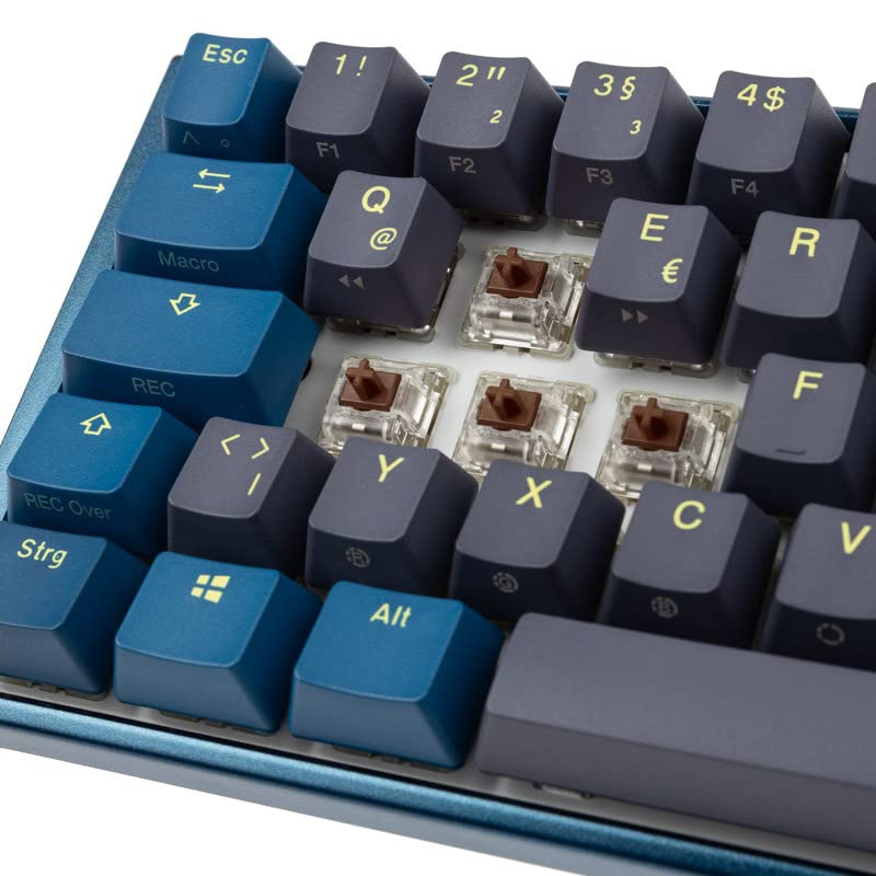 Ducky One 3 Daybreak - Mechanische Gaming Tastatur Deutsches Layout im SF-Format (65% Keyboard) mit Cherry MX Brown Switches, Hot-Swap-fähig (Kailh-Sockeln) und RGB-Beleuchtung - Image 4