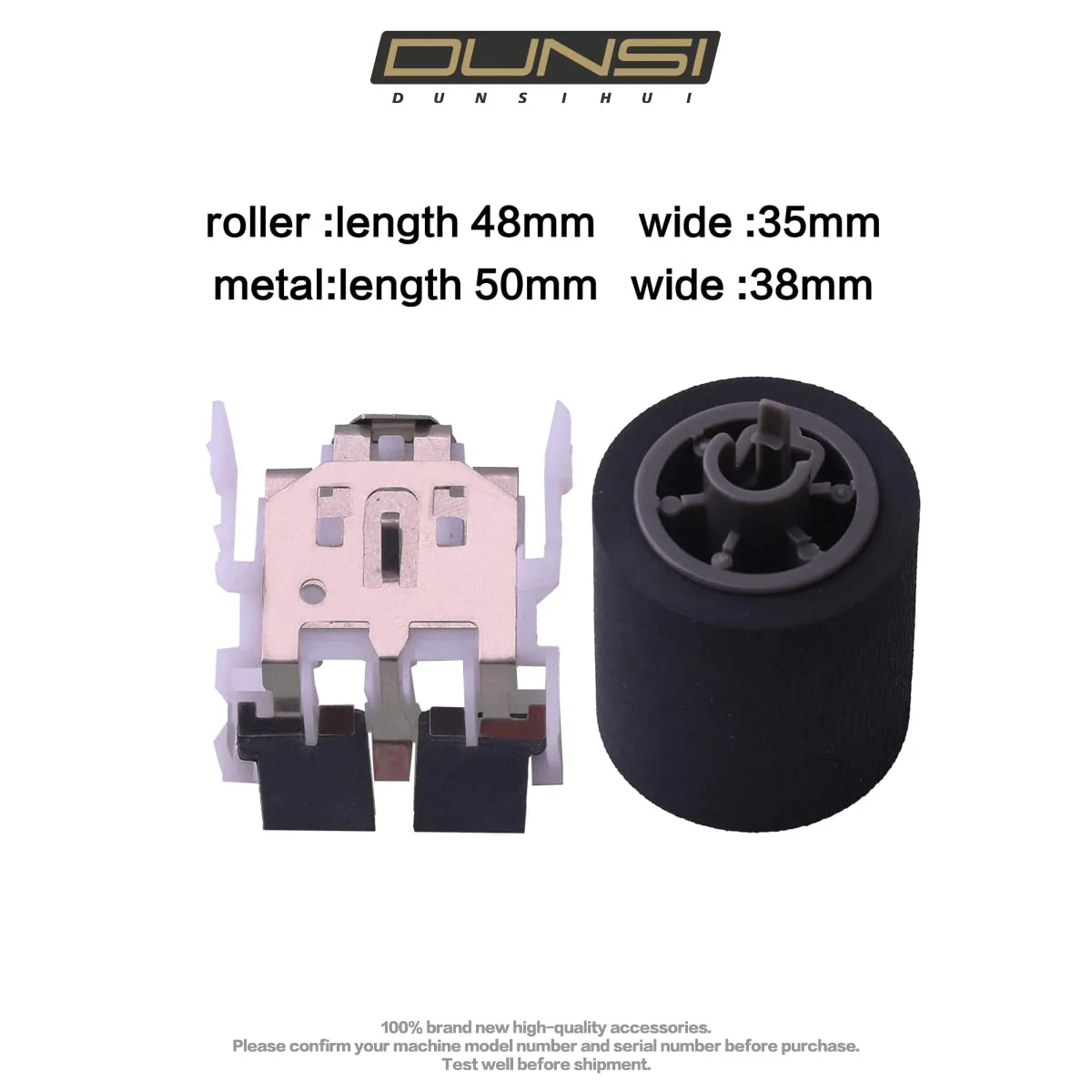 DUNSI PA03586-0001 Verbrauchsmaterial Kit Pick Roller PA03586-0002 Pad Assy Assembly Compatible with Fujitsu S1500 S1500M fi-6110 N1800 Pickup Roller Separation Pad - Image 5
