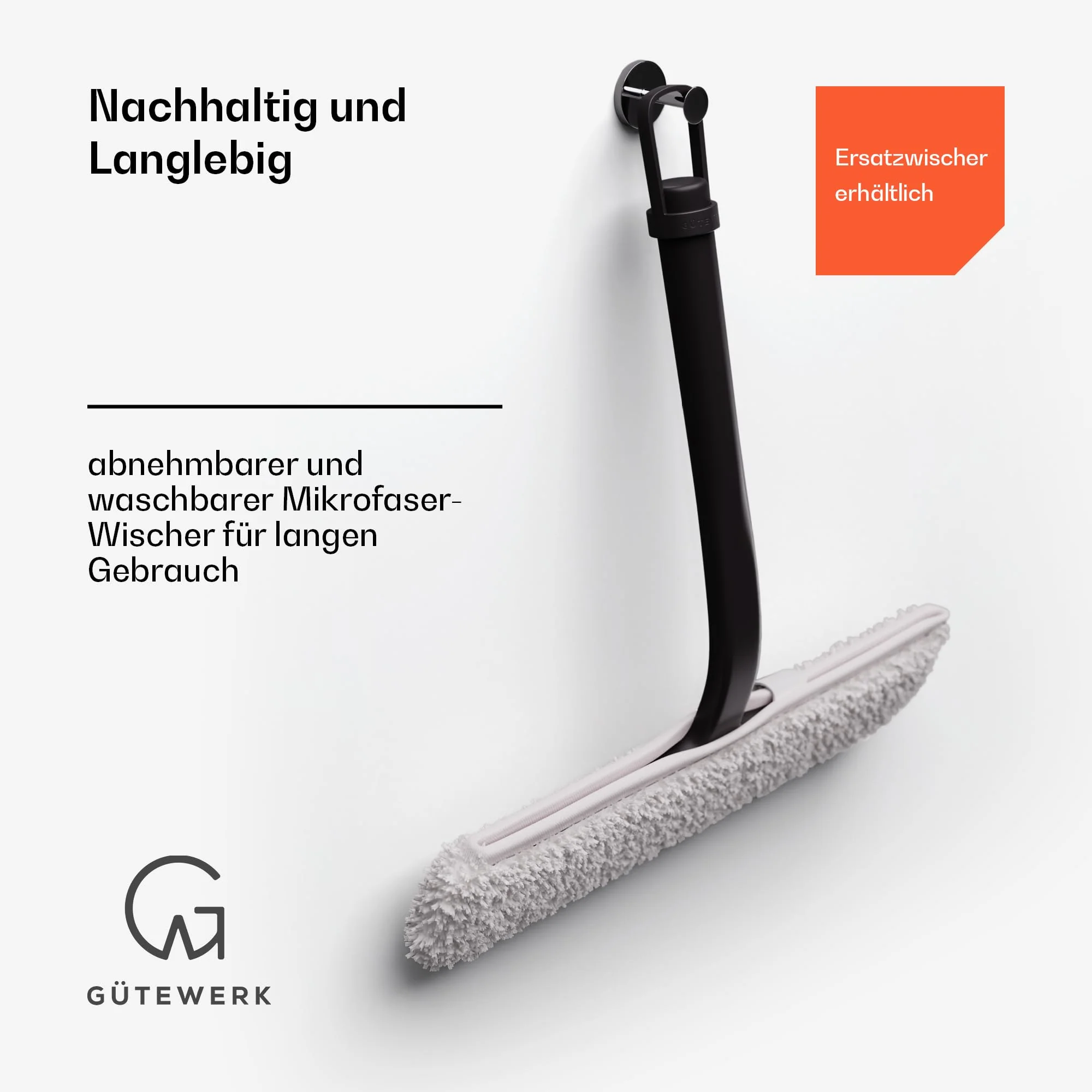 Duschabzieher & Microfaserbezug, 28cm Abzieher Dusche, Hygienischer Abzieher für Badezimmer, Duschwand, Autoscheiben & Fenster, Silikon Badezimmer Zubehör & Fensterabzieher - Image 6