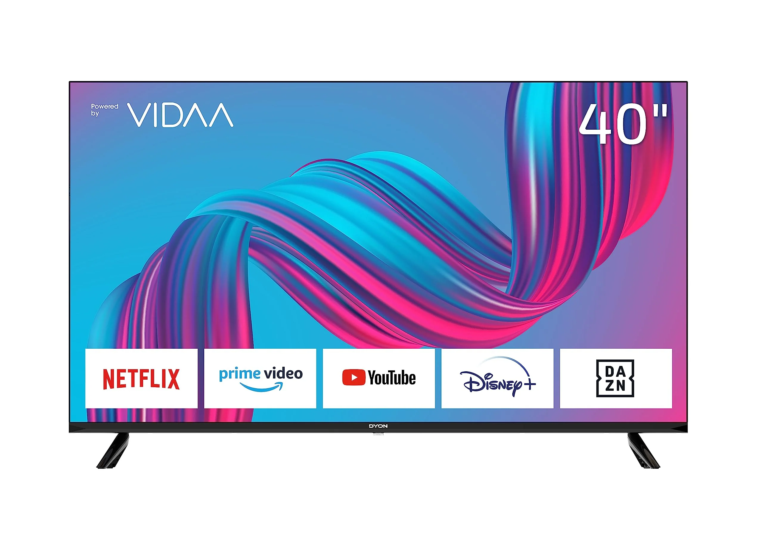 DYON Movie Smart 40 VX-2 100 cm (40 Zoll) Fernseher (Full-HD Smart TV, HD Triple Tuner (DVB-C/-S2/-T2), App Store, Prime Video, Netflix, YouTube, DAZN, Disney+) [Mod. 2023] - Image 4