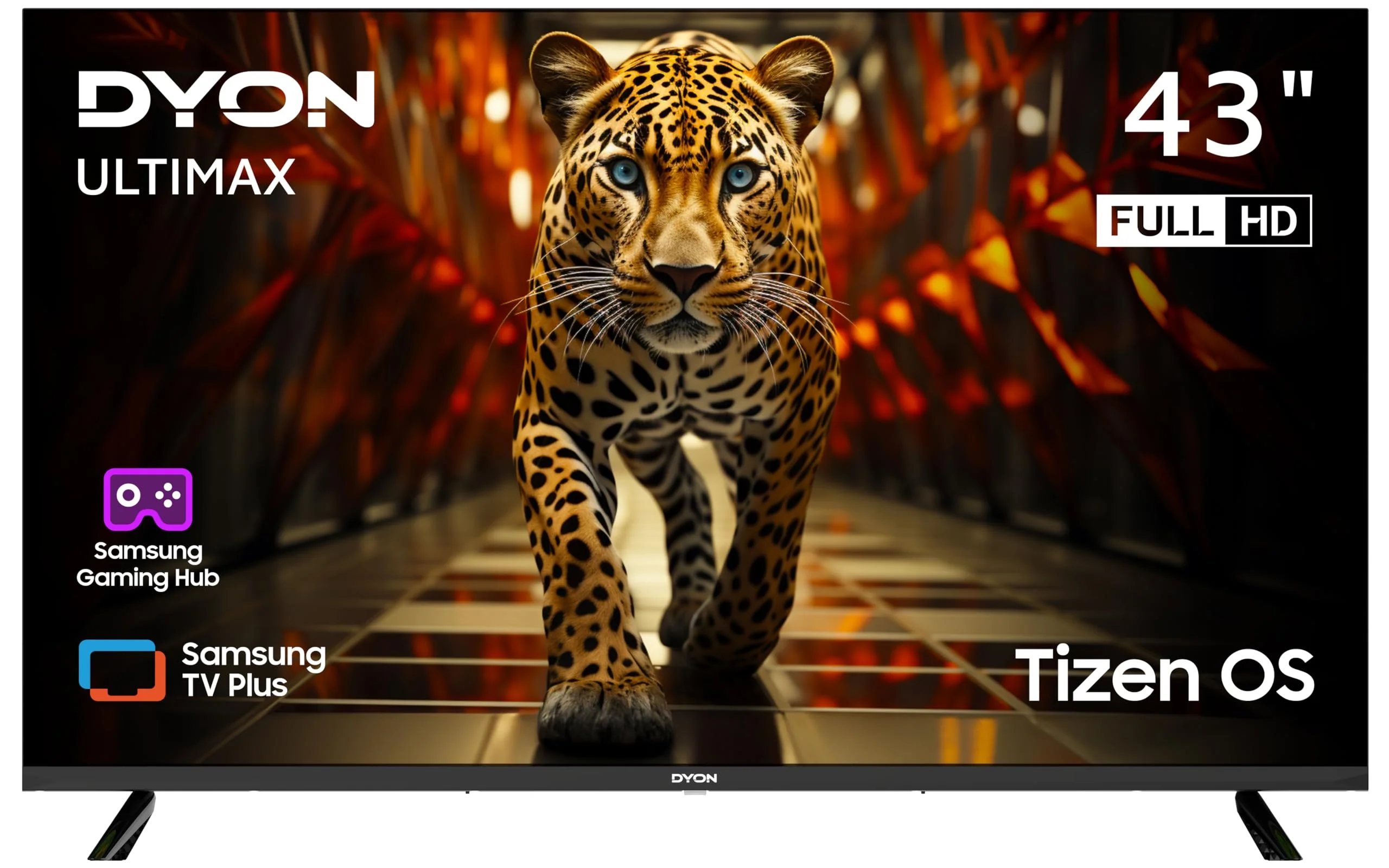 DYON ULTIMAX 43F-TI - 43 Zoll (108 cm) Fernseher (1080p, Full-HD Smart TV, Tizen OS, Triple Tuner (DVB-C/-S2/-T2), Samsung Smart & Gaming Hub, Prime Video, Netflix, Disney+) [2025] - Image 5