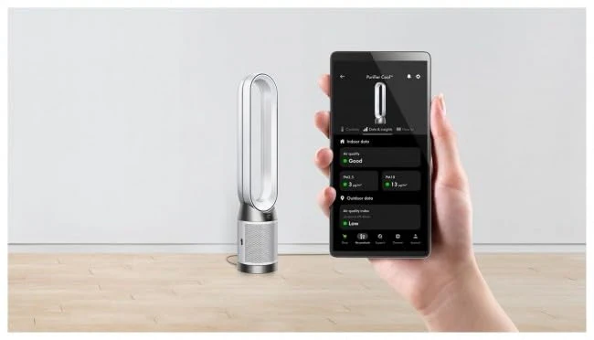 Dyson Purifier Cool PC1 Luftreiniger mit kraftvollem kühlenden Luftstrom (Weiß/Weiß) - Image 7