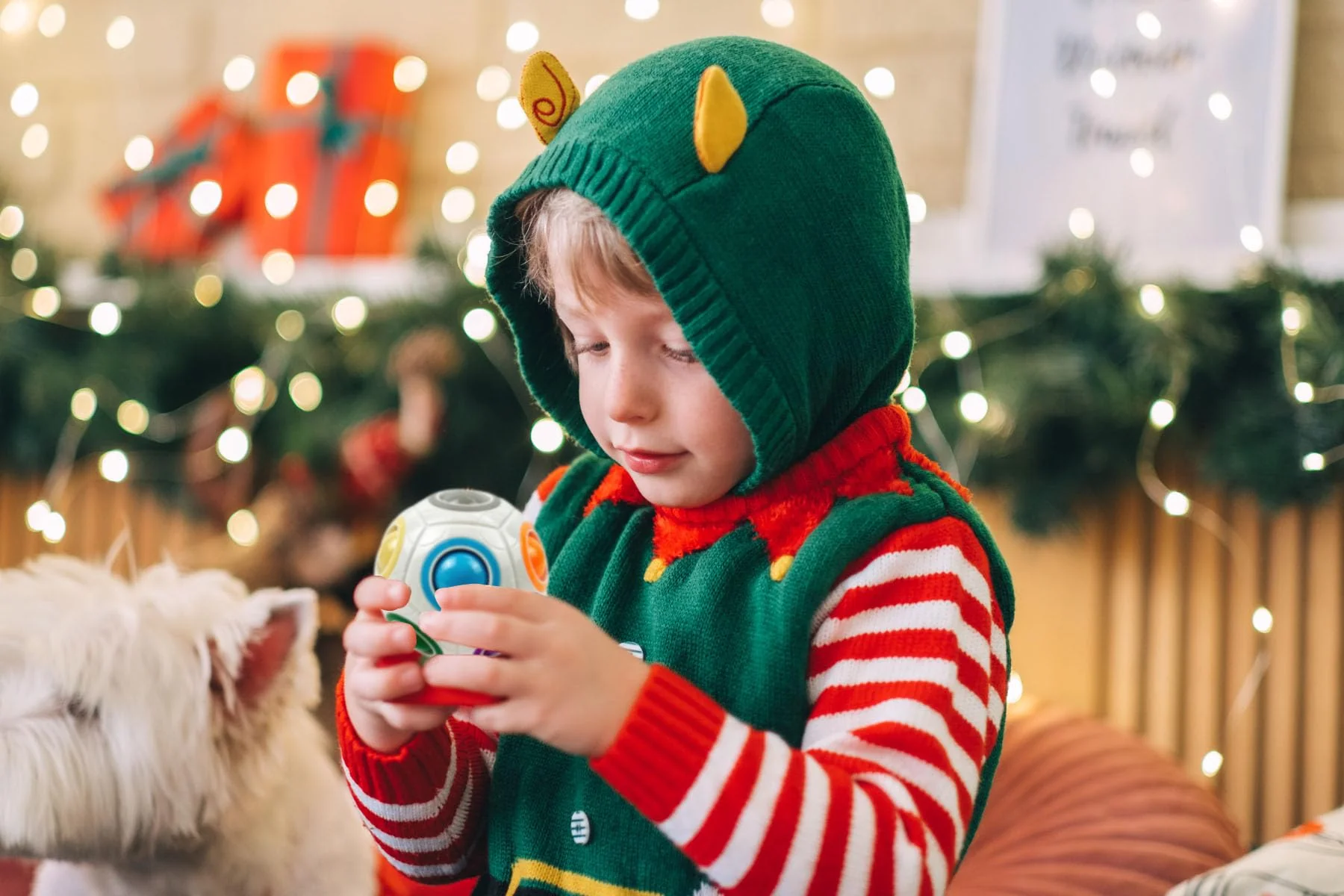 EACHHAHA 2 Stück Original-Regenbogenball Set,Magic Rainbow Ball,Geschicklichkeitsspiel für Kinder und Erwachsene,Entwicklungsspielzeug für Mädchen & Jungen,3D Puzzle & Raumdenken fördern-Weiß - Image 3