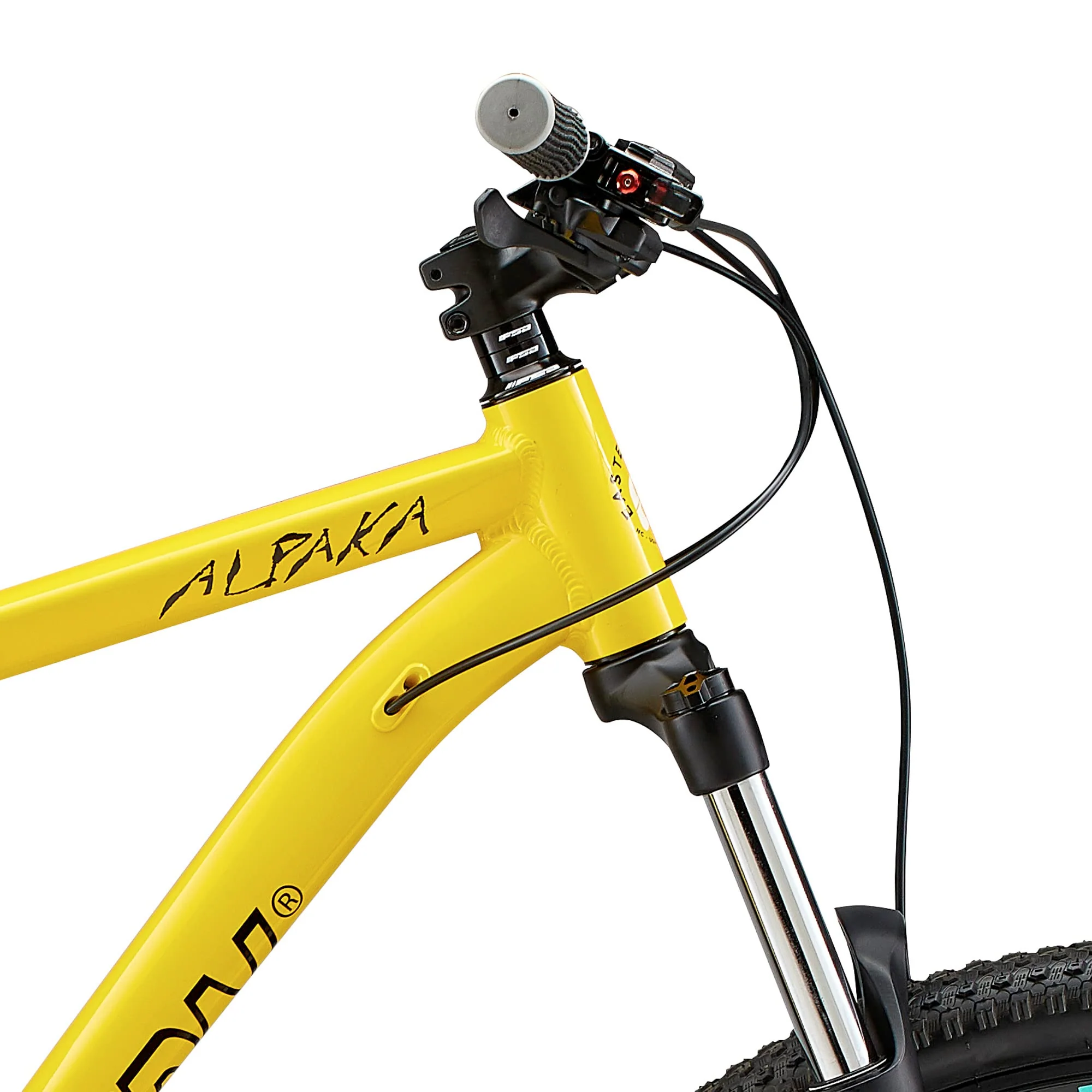 Eastern Bikes Alpaka 29" Leichtgewichts-MTB Mountainbike, 9-Gang, hydraulische Scheibenbremsen, vordere Federung in 4 Rahmengrößen erhältlich (15", Gelb) - Image 9