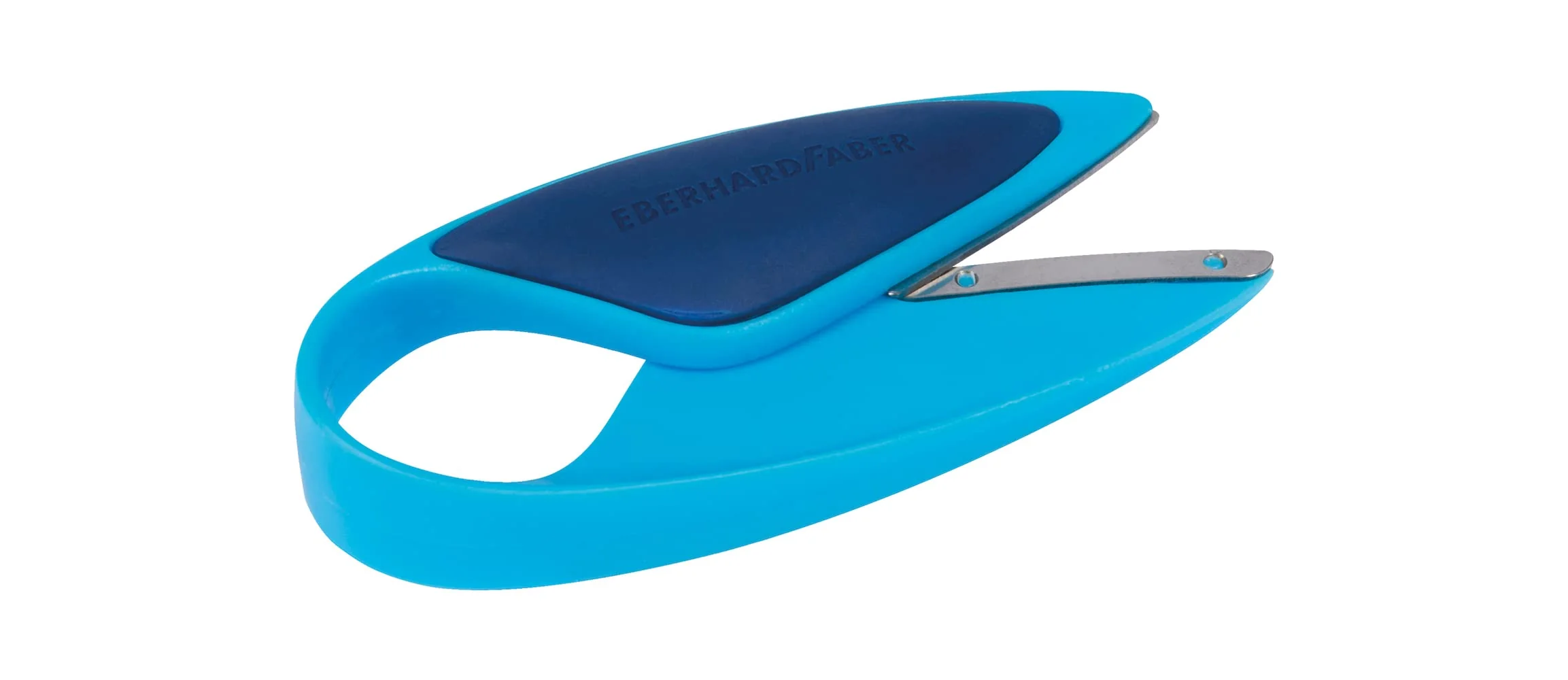 Eberhard Faber 579951 - Kinderschere für Links- und Rechtshänder, Mini Kids, Schere blau - Image 2