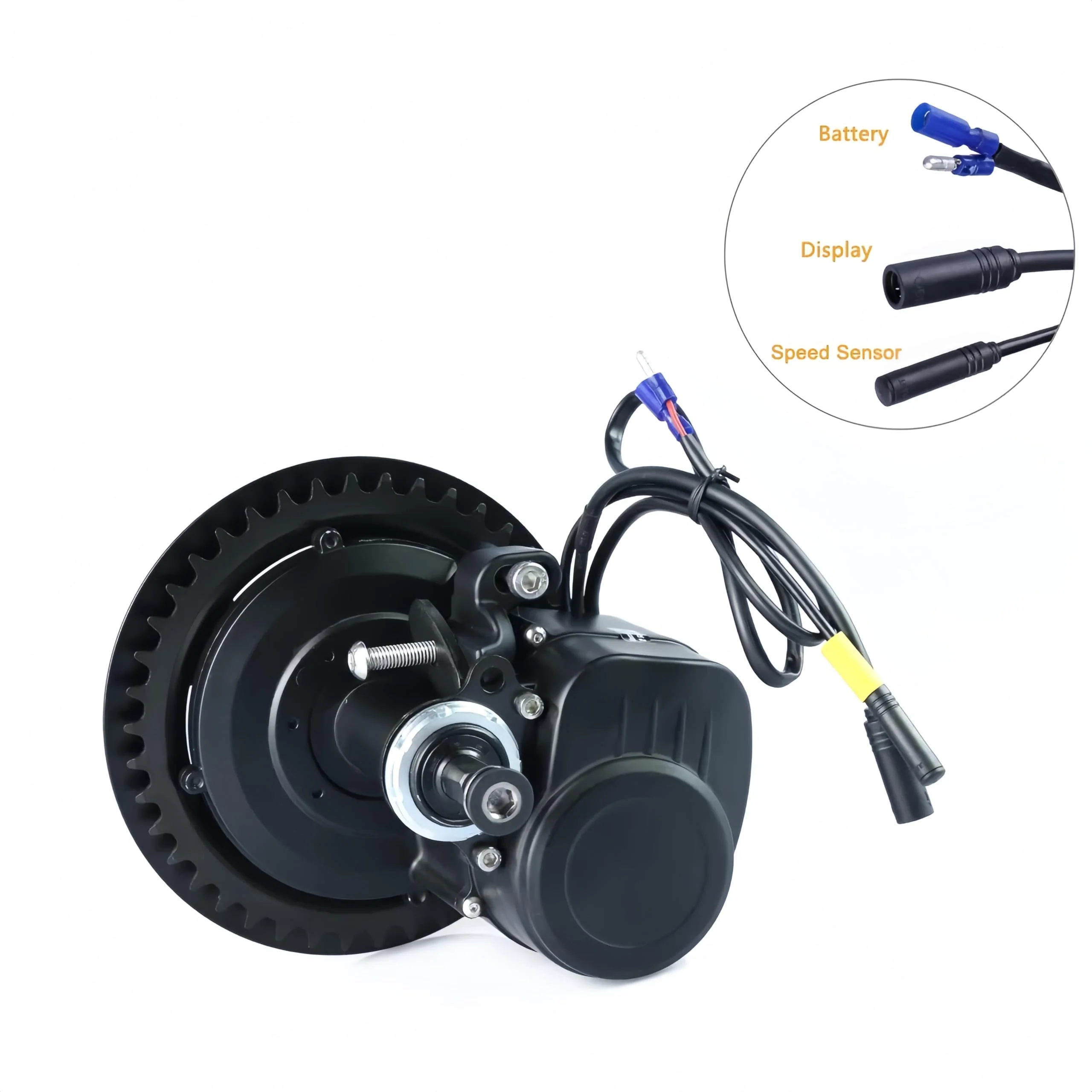 ebsenopower Tongsheng TSDZ2 36V 48V mit Rücktritt Fußbremse Hochgeschwindigkeit Drehmoment Sensor Ebike Umwandlung Kit BB 68MM (36V 500W) - Image 5