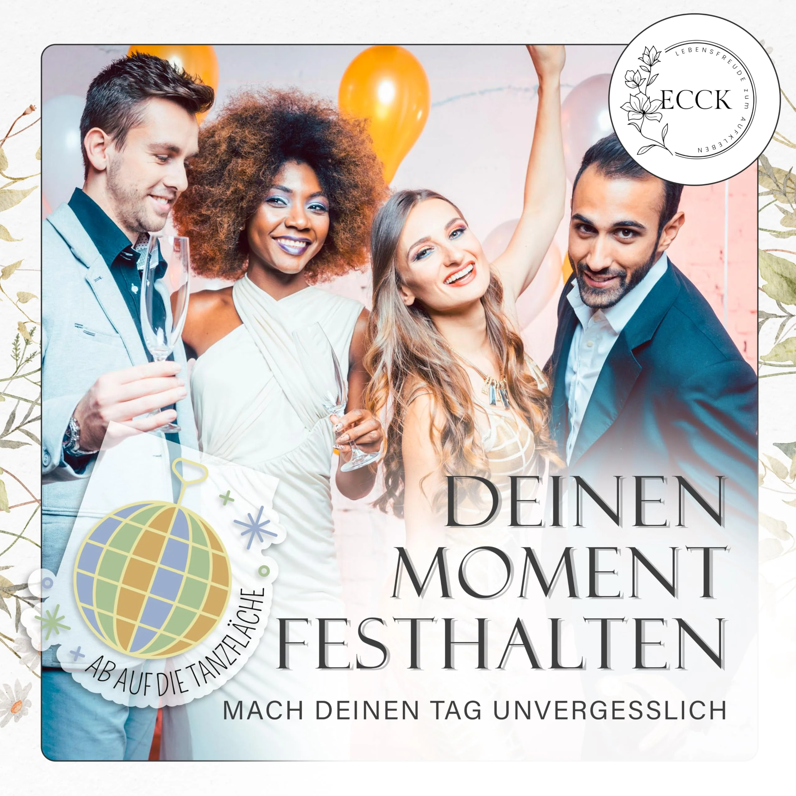 ECCK Sticker Geburtstag für Gästebuch, Fotoalbum & Geschenke (325 Stück, Creme) - Aufkleber für Geburtstagskarten & Geburtstagsgeschenke auf 14 DIN A5 Bögen - Party Geburtstagskarte Geschenk, Karten - Image 2