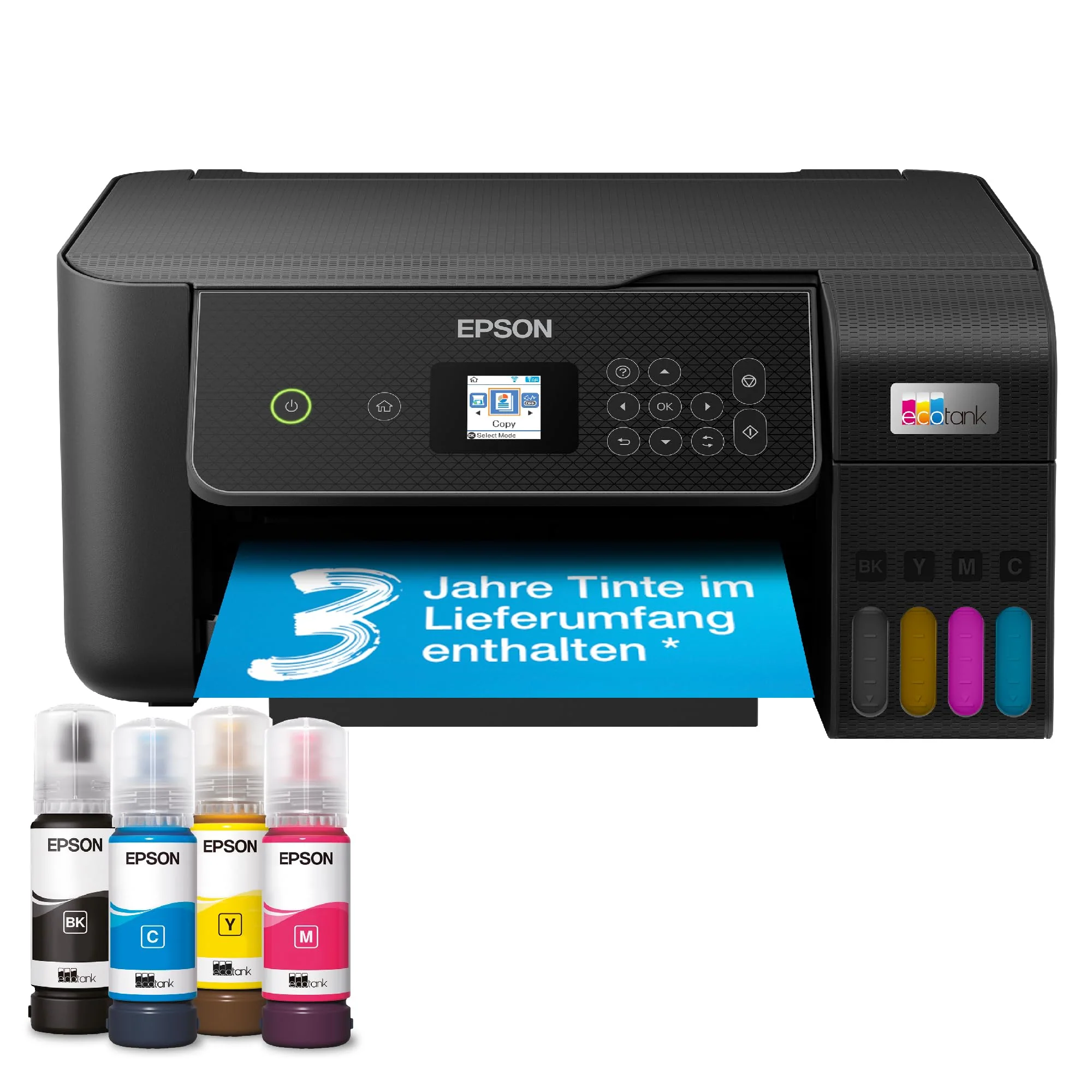 EcoTank ET-2870 A4-Multifunktions-Wi-Fi-Tintentankdrucker, mit einem im Lieferumfang enthaltenen Vorrat an Tinten bis zu 3 Jahren - Image 4