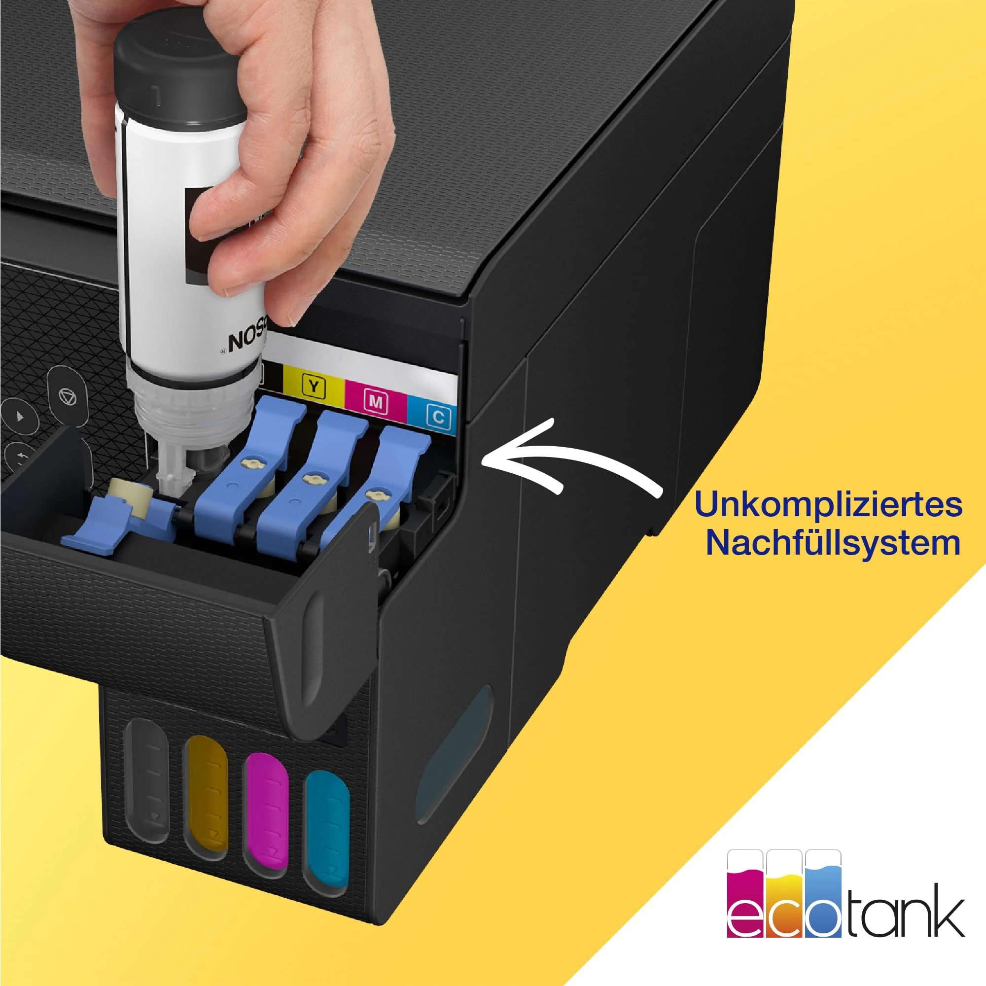 EcoTank ET-2870 A4-Multifunktions-Wi-Fi-Tintentankdrucker, mit einem im Lieferumfang enthaltenen Vorrat an Tinten bis zu 3 Jahren - Image 7
