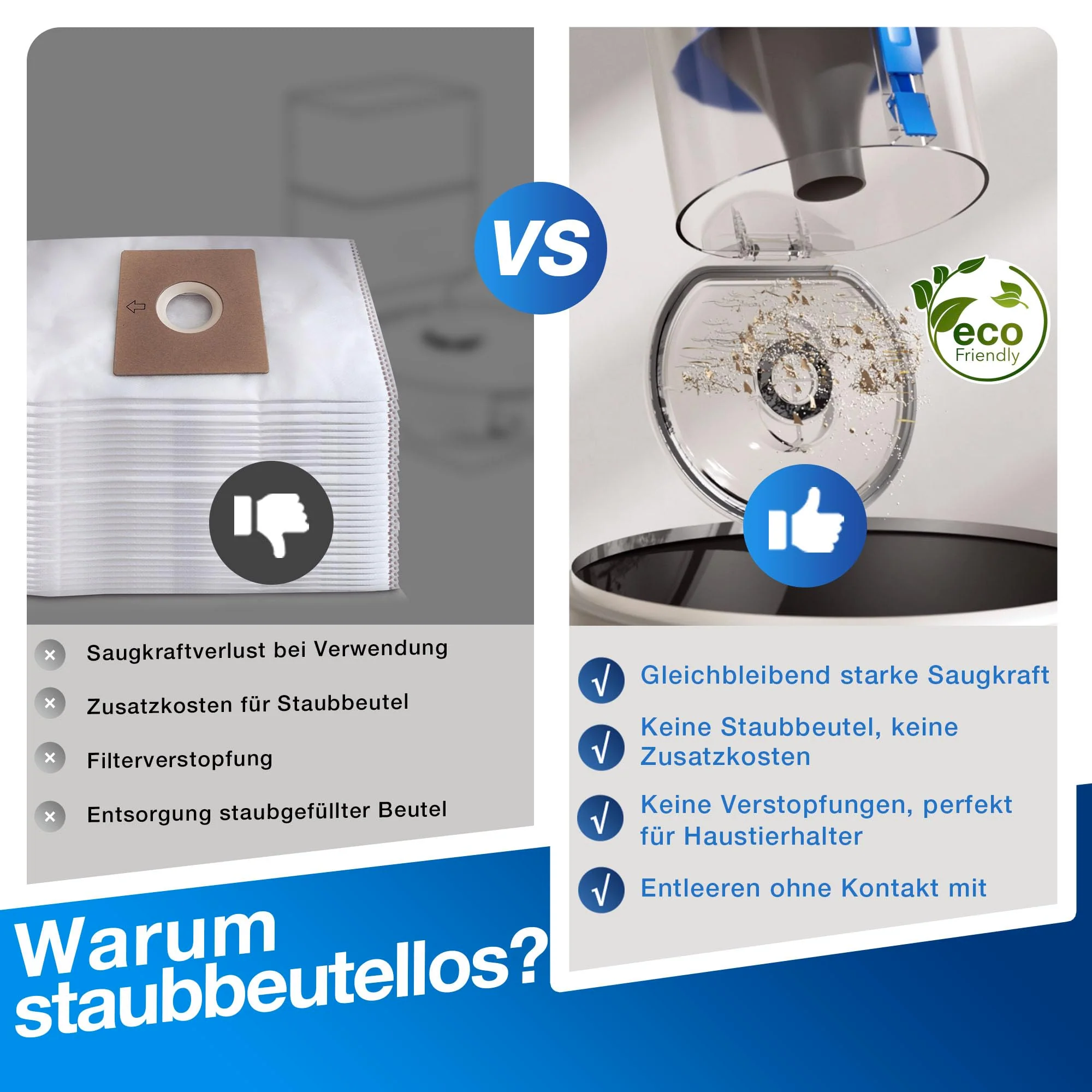 ECOVACS DEEBOT N20 Plus Saugroboter mit Wischfunktion, 8000Pa Saugkraft, staubbeutellose PureCyclone Station, Anti-Haar-Verhedderung, bis zu 300 Minuten Laufzeit, White - Image 2