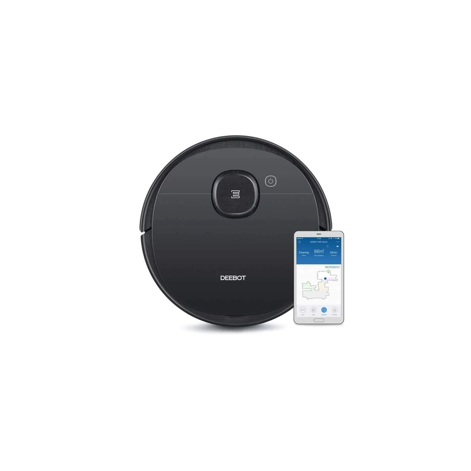 ECOVACS DEEBOT OZMO 950 - Saug- & Wischroboter - 2-in-1 Staubsauger-Roboter mit Wischfunktion & intelligenter Navigation - Google Home, Alexa- & App-Steuerung, Teppich - Image 5