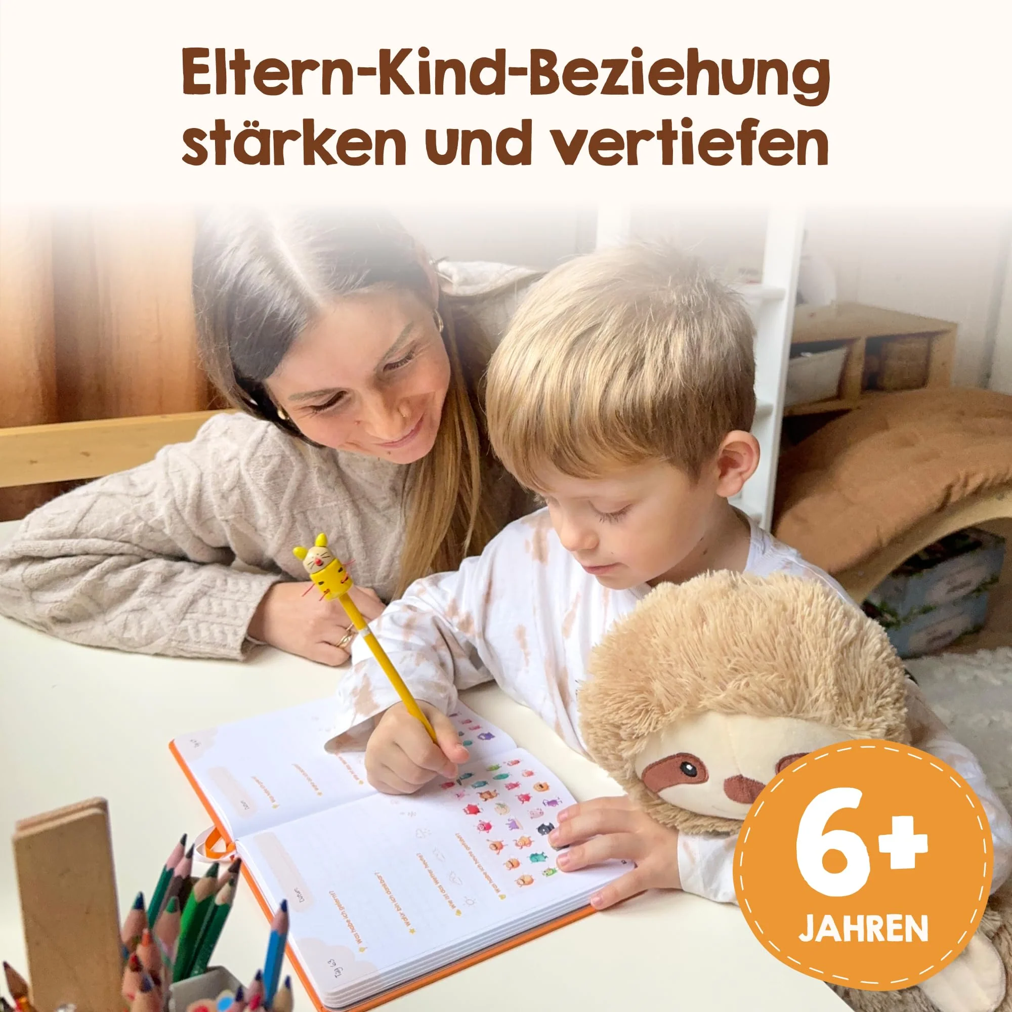 Edubini Gefühlstagebuch Kinder [6-12 Jahre] - Tagebuch Mädchen & Jungs - Gefühle Buch für Umgang mit Emotionen und ein gutes Gefühl, Dankbarkeitstagebuch für Kinder (inkl. 10 Spiele) (blau) - Image 7
