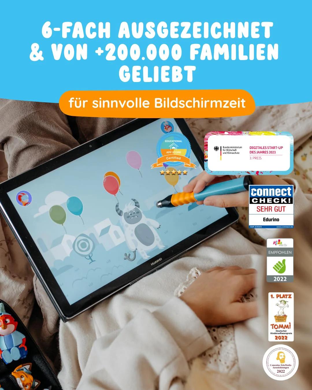 Edurino Figur Niki Erstes Englisch ab 4 Jahren inkl. App | Innovatives & digitales Lernspiel | Spielerisches Englisch Lernen für Kinder | Über 150 Wörter & Phrasen (Figur Niki) - Image 2