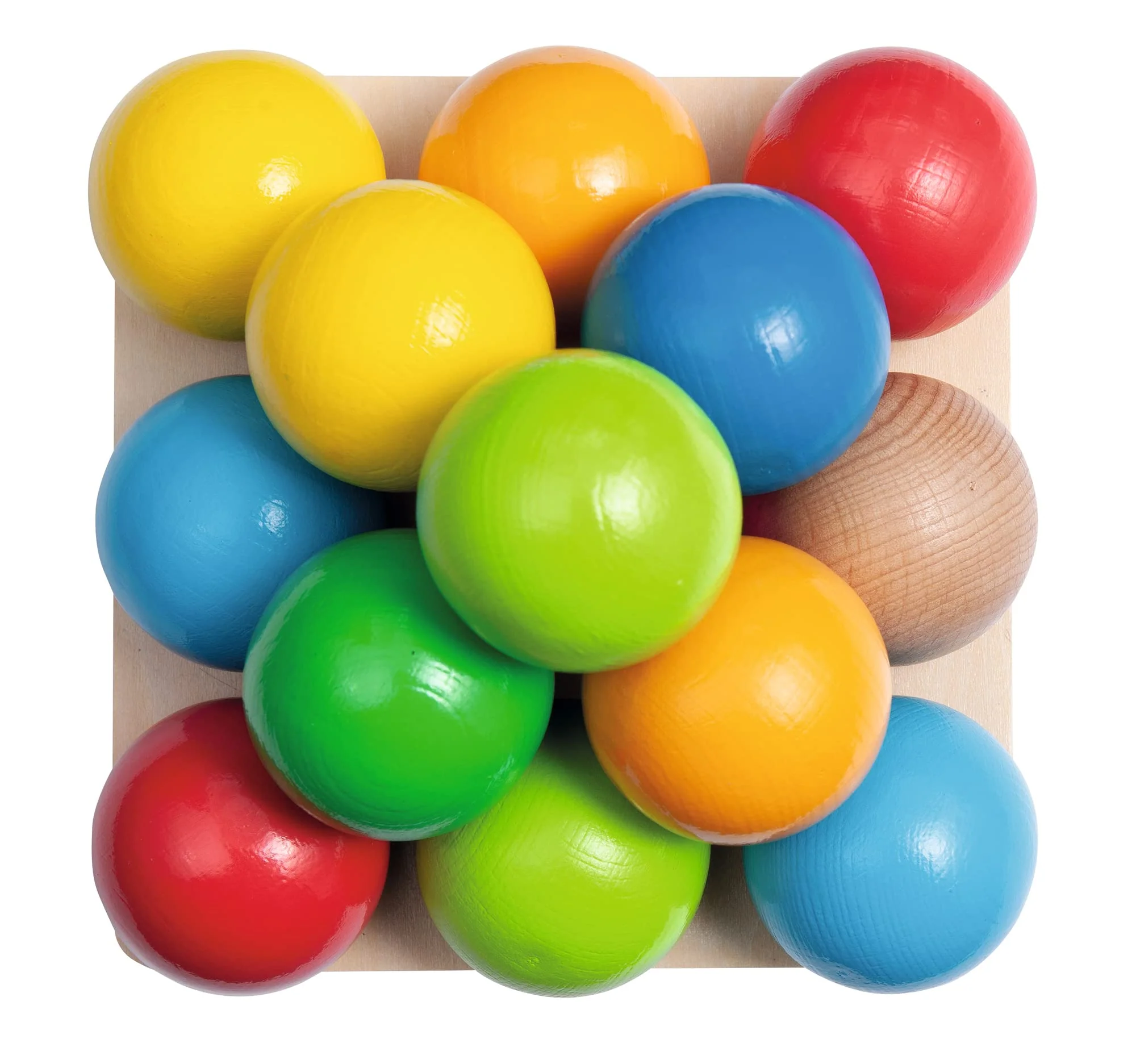 Eichhorn 100003462 Kugel-Sortierspiel, Geschicklichkeitsspiel mit 14 farbigen Kugeln, Motorikspiel für Kinder ab 12 Monaten - Image 5