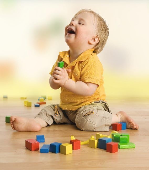 Eichhorn 100010171 100 bunte Holzbausteine in der Aufbewahrungsbox mit Kordel und Sortierdeckel, für Kinder ab 1 Jahr - Image 7