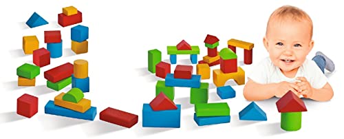 Eichhorn 50 extra große Baby Holzbausteine in der Aufbewahrungsbox mit Kordel, für Kinder ab einem Jahr - Image 4