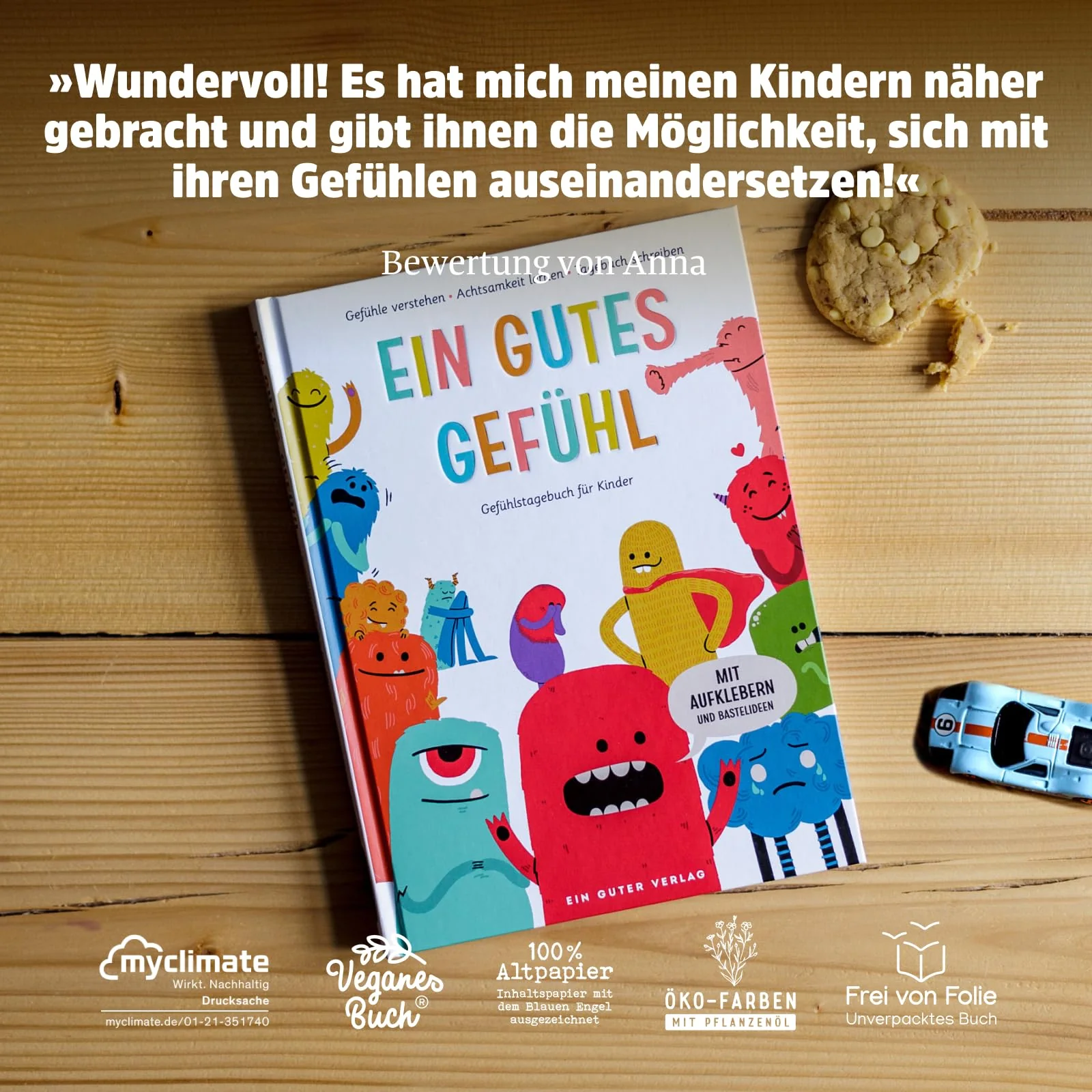 Ein gutes Gefühl: Gefühlstagebuch für Kinder. Gefühle verstehen - Achtsamkeit lernen - Tagebuch schreiben. Mit Aufklebern und Bastelideen - Image 8