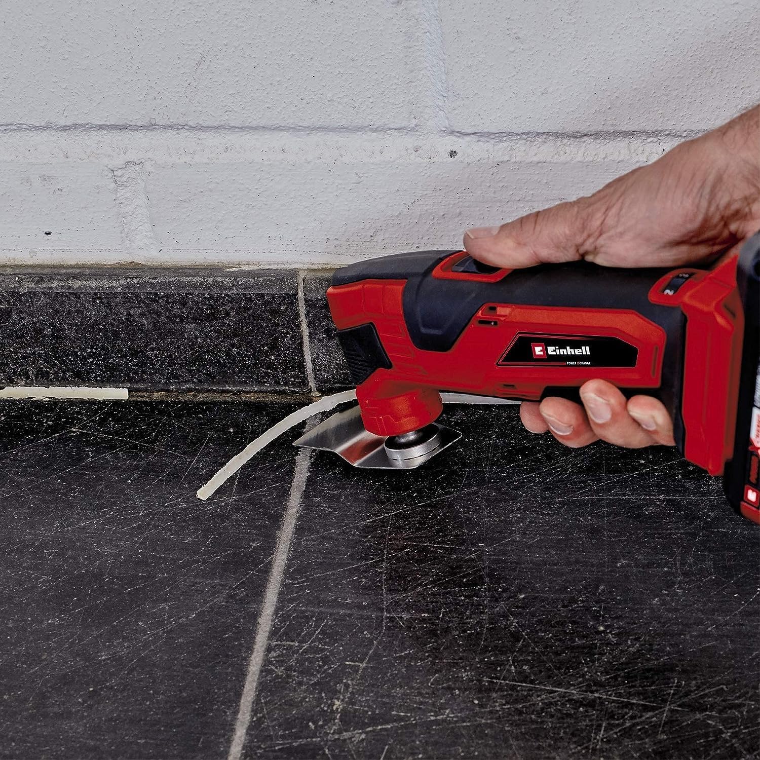 Einhell Akku-Multifunktionswerkzeug TC-MG 18 Li-Solo Power X-Change (Li-Ionen, 18 V, magnetische Werkzeugaufnahme, Drehzahl-Elektronik, inkl. Zubehör, ohne Akku und Ladegerät) - Image 2