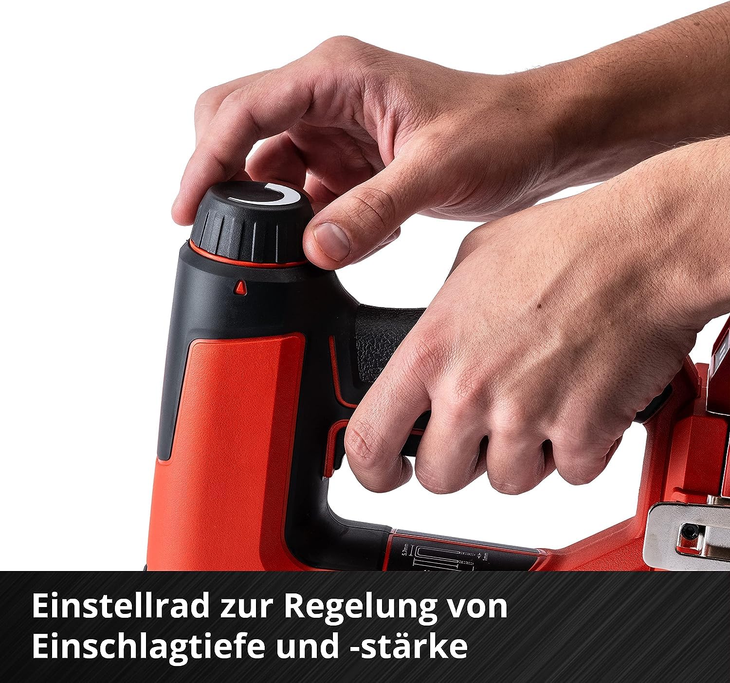 Einhell Akku-Nagler TE-CN 18 Li - Solo Power X-Change (Li-Ion, 18V, Tacker und Nagelpistole, max. 20 Schuss pro Minute, inkl. 300 Nägel, inkl. 300 Klammern, ohne Akku, ohne Ladegerät) - Image 5