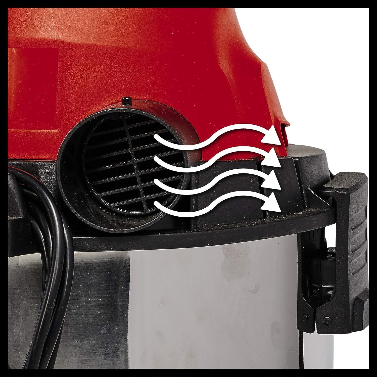 Einhell Nass-Trockensauger TC-VC 1930 SA (1.500 Watt, 30 l-Edelstahlbehälter, autom. Gerätesteckdose, inkl. Saugschlauch + Verlängerungsrohr, Kombidüse/Fugendüse, div. Filter) - Image 6
