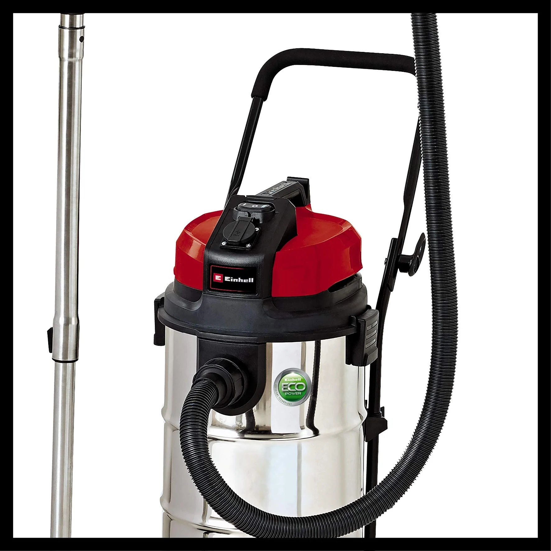 Einhell Nass-Trockensauger TE-VC 2340 SA (1200 W, 40 l rostfreier Edelstahlbehälter, Blasanschluss, Zubehör-/Kabelhalterung, inkl. 3 m Plastikschlauch, Kombidüse, div. Filter) - Image 7