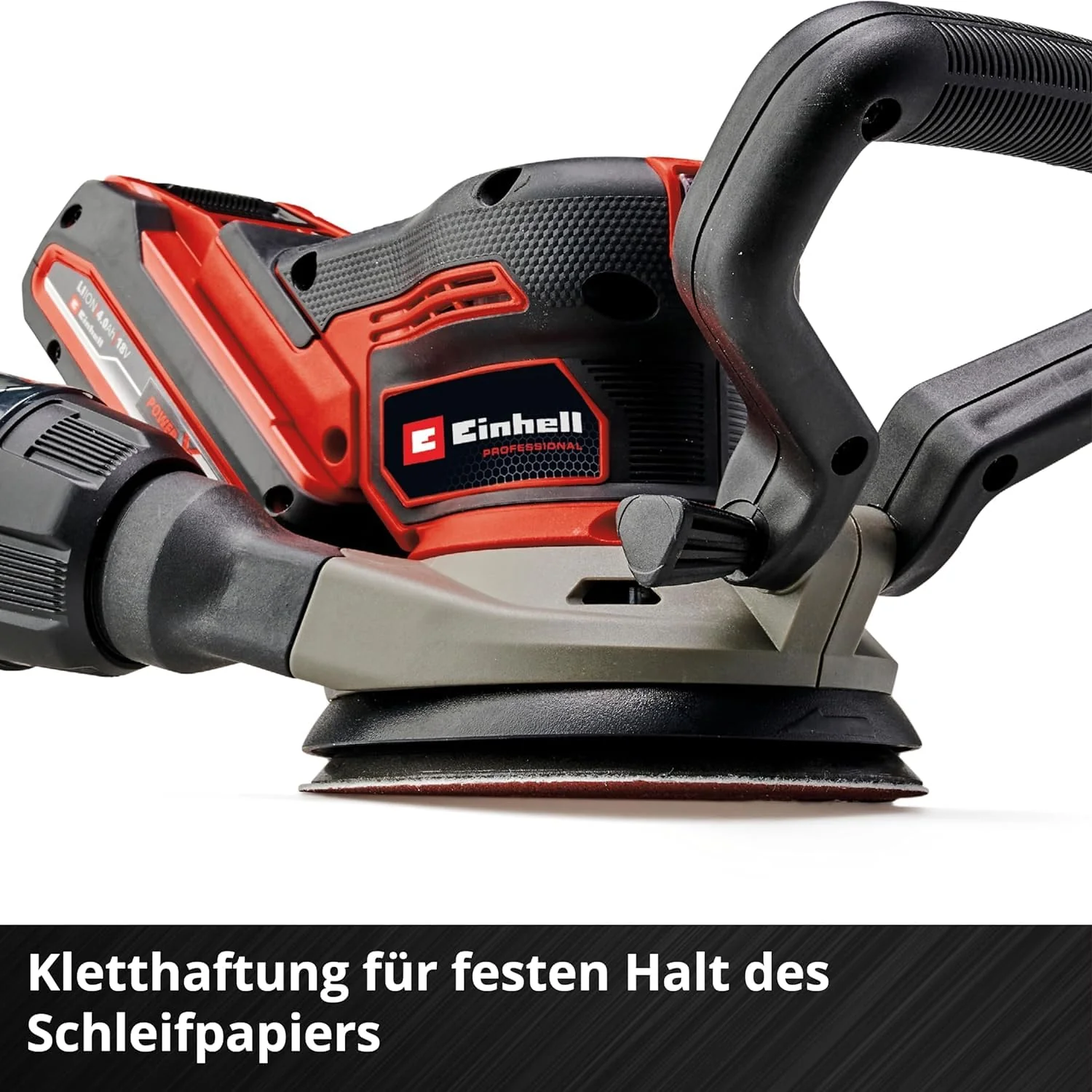 Einhell Professional Akku-Exzenterschleifer TP-RS 18/32 Li BL-Solo Power X-Change (18 V, Brushless, 3,2 mm Schwingkreis, 125 mm Schleifteller, inkl. Schleifpapier, ohne Akku) - Image 9