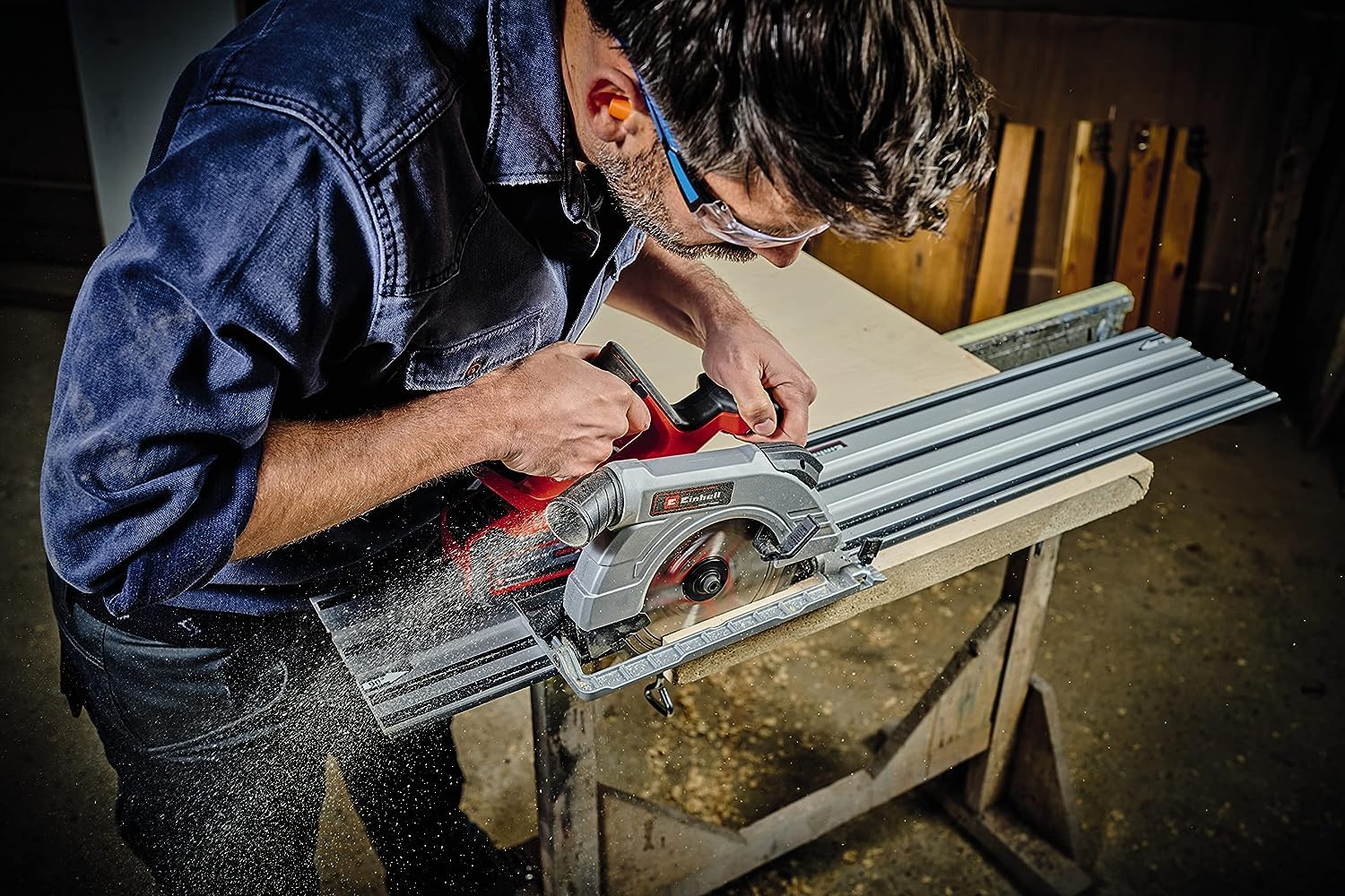 Einhell Professional Akku-Handkreissäge TP-CS 18/190 Li BL-Solo Power X-Change (18 V, Ø190 mm Sägeblatt, Brushless, 65 mm Schnitttiefe, werkzeuglose Einstellung, ohne Akku) - Image 2