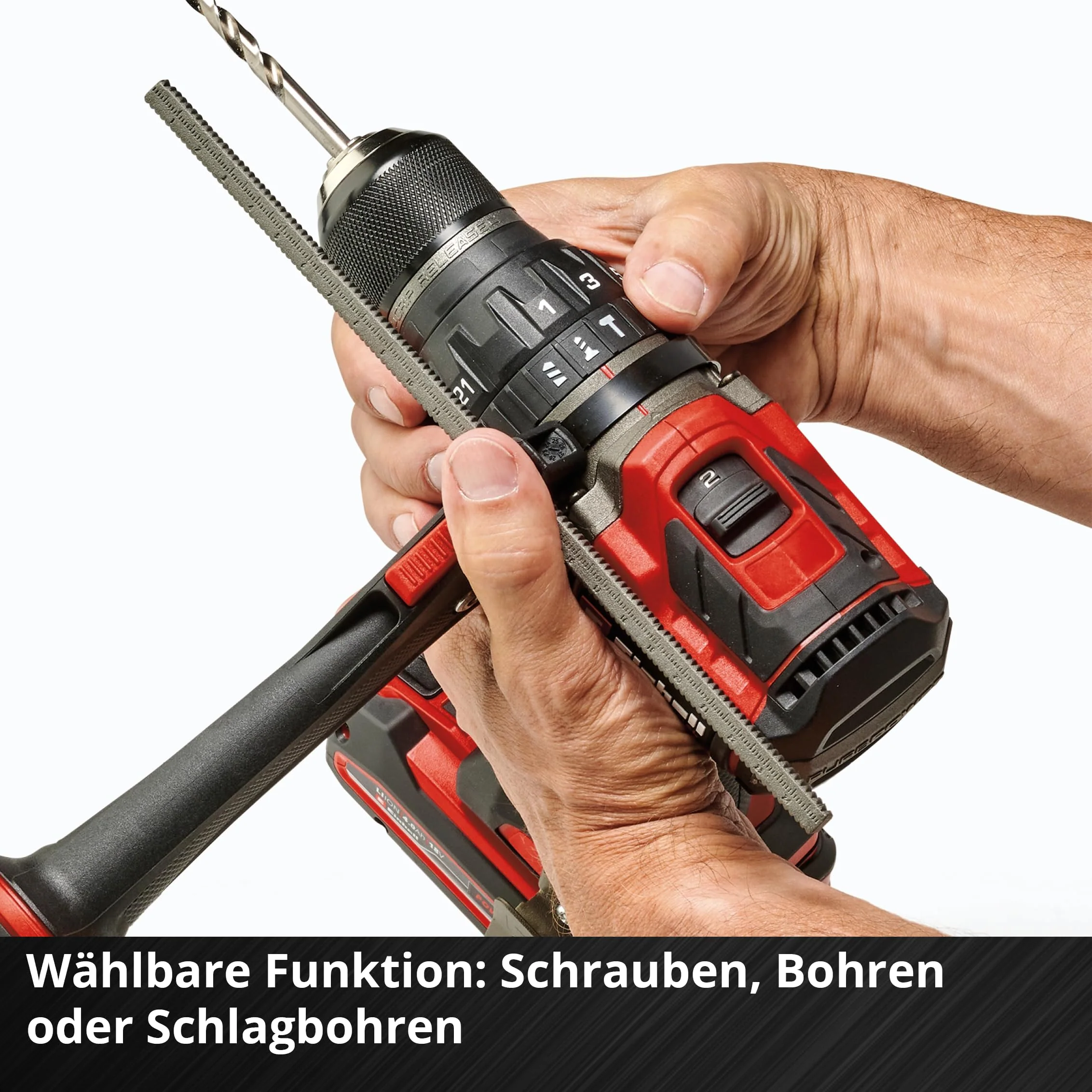 Einhell Professional Akku-Schlagbohrschrauber TP-CD 18/120 Li-i BL-Solo Power X-Change (18 V, Brushless, 120 Nm, Schlagbohrfunktion, 13 mm Bohrfutter, 2 Gang, ohne Akku) - Image 4