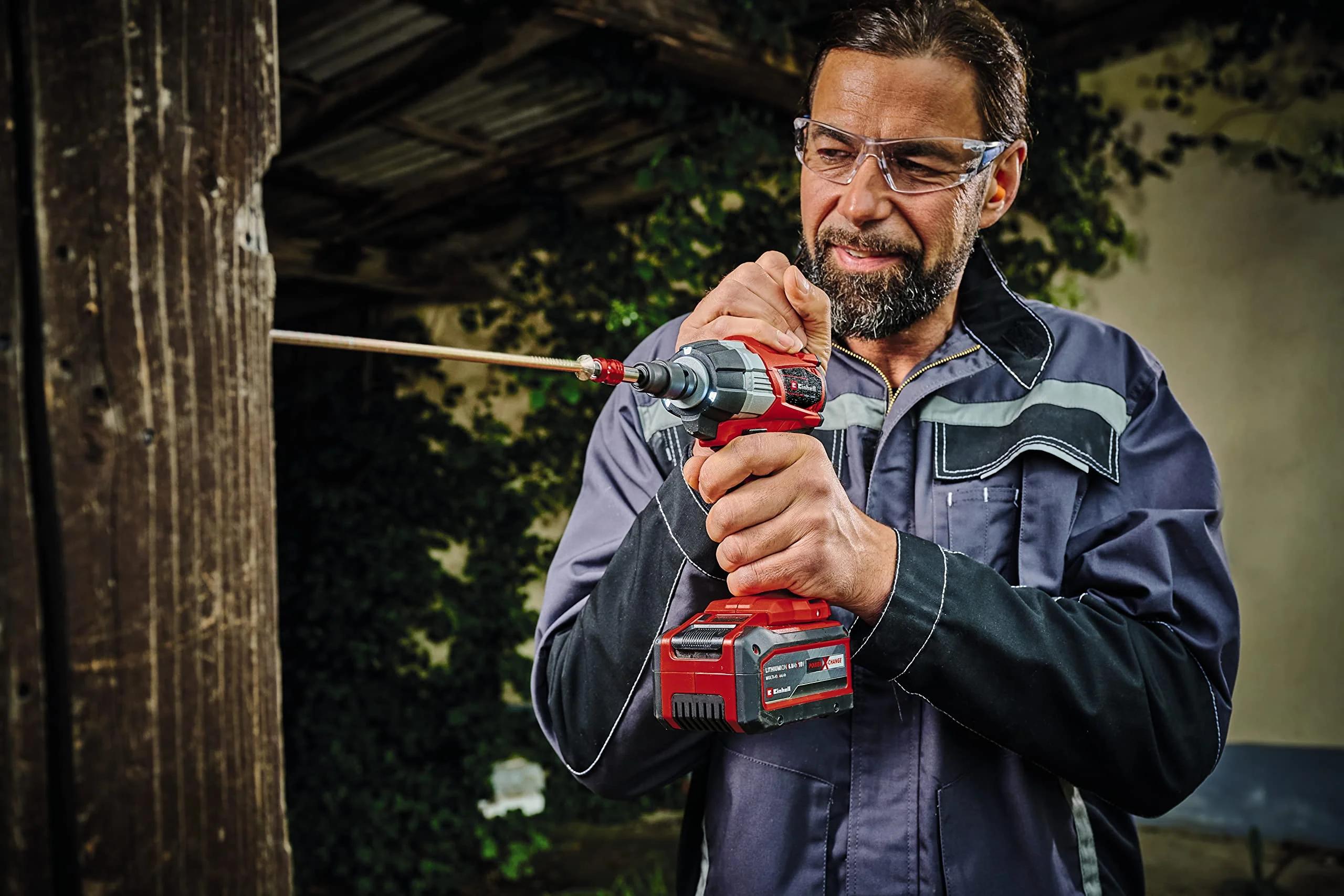 Einhell Professional Akku Schlagschrauber TP-CW 18 Li BL Solo Power X-Change (18 V, 215 Nm, Brushless, Außenvierkant-Aufnahme, Bit-Adapter, LED Licht, ohne Akku) - Image 7