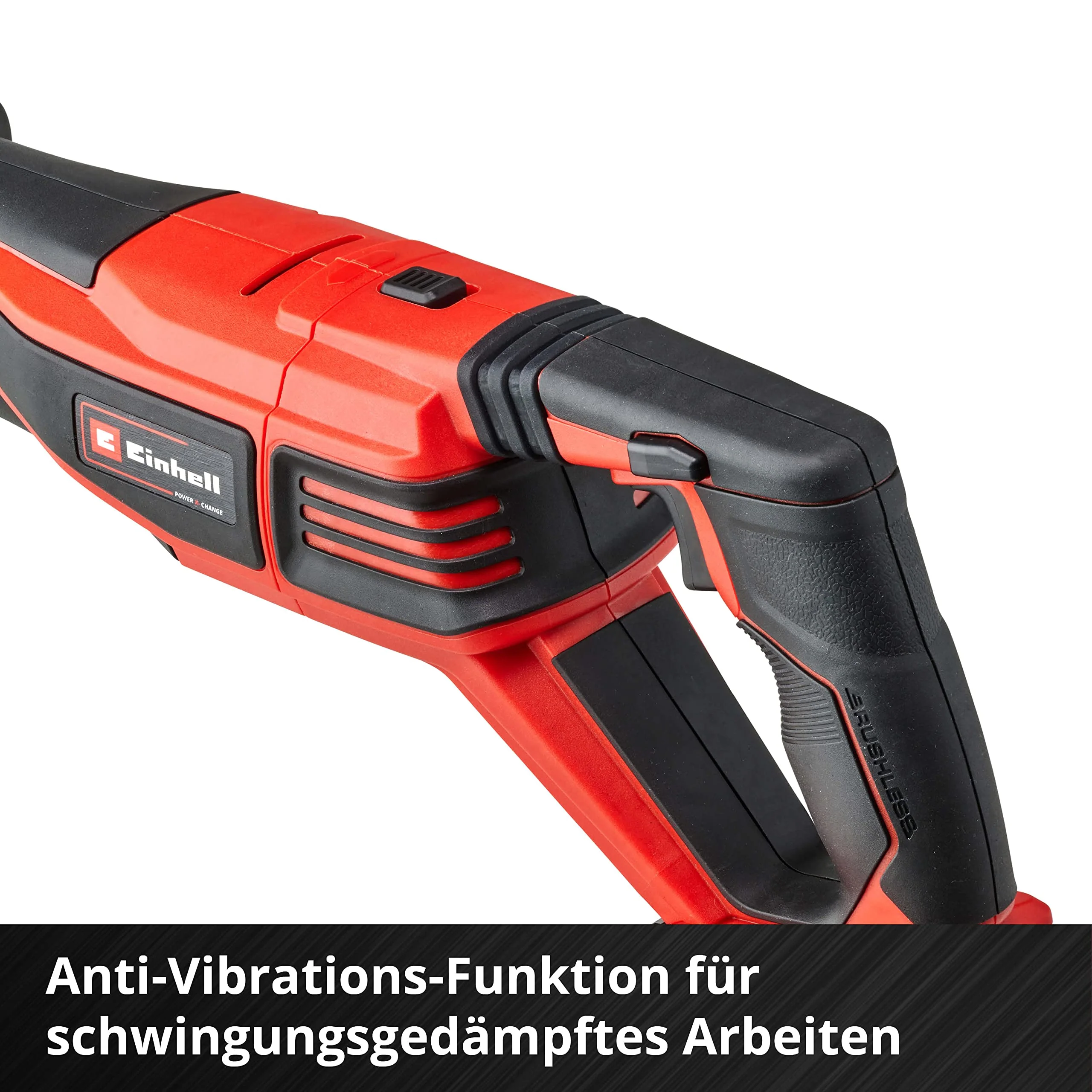 Einhell Professional Akku-Universalsäge TP-AP 18/28 Li BL-Solo Power X-Change (18 V, Brushless, 28 mm Hubhöhe, 2.500 min-1, 20 cm Schnitttiefe Holz, drehbarer Griff, ohne Akku) - Image 10