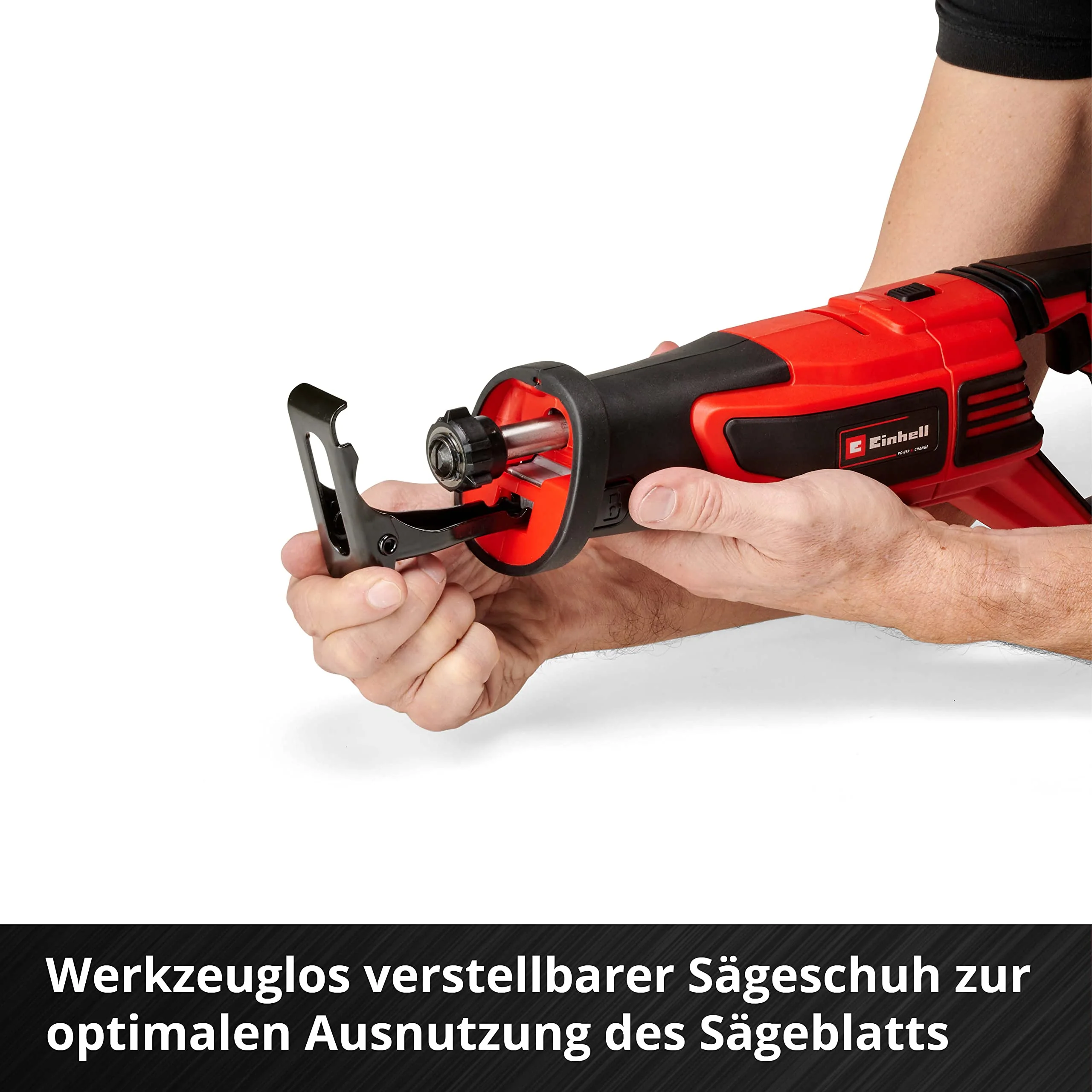 Einhell Professional Akku-Universalsäge TP-AP 18/28 Li BL-Solo Power X-Change (18 V, Brushless, 28 mm Hubhöhe, 2.500 min-1, 20 cm Schnitttiefe Holz, drehbarer Griff, ohne Akku) - Image 2