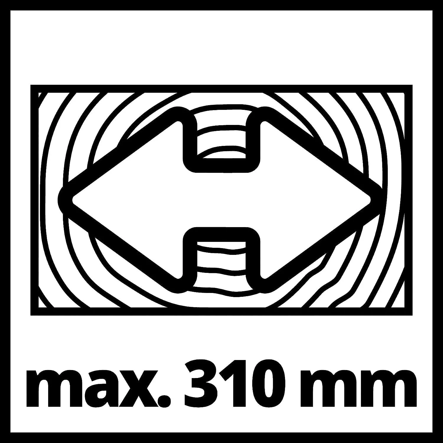 Einhell Zug-Kapp-Gehrungssäge TC-SM 2131/2 Dual (1800 W, max. 62 mm x 310 mm Schnitttiefe/-breite, Ø 210 mm Sägeblatt, beidseitig neigbarer Sägekopf, Zugfunktion, Laser) - Image 9