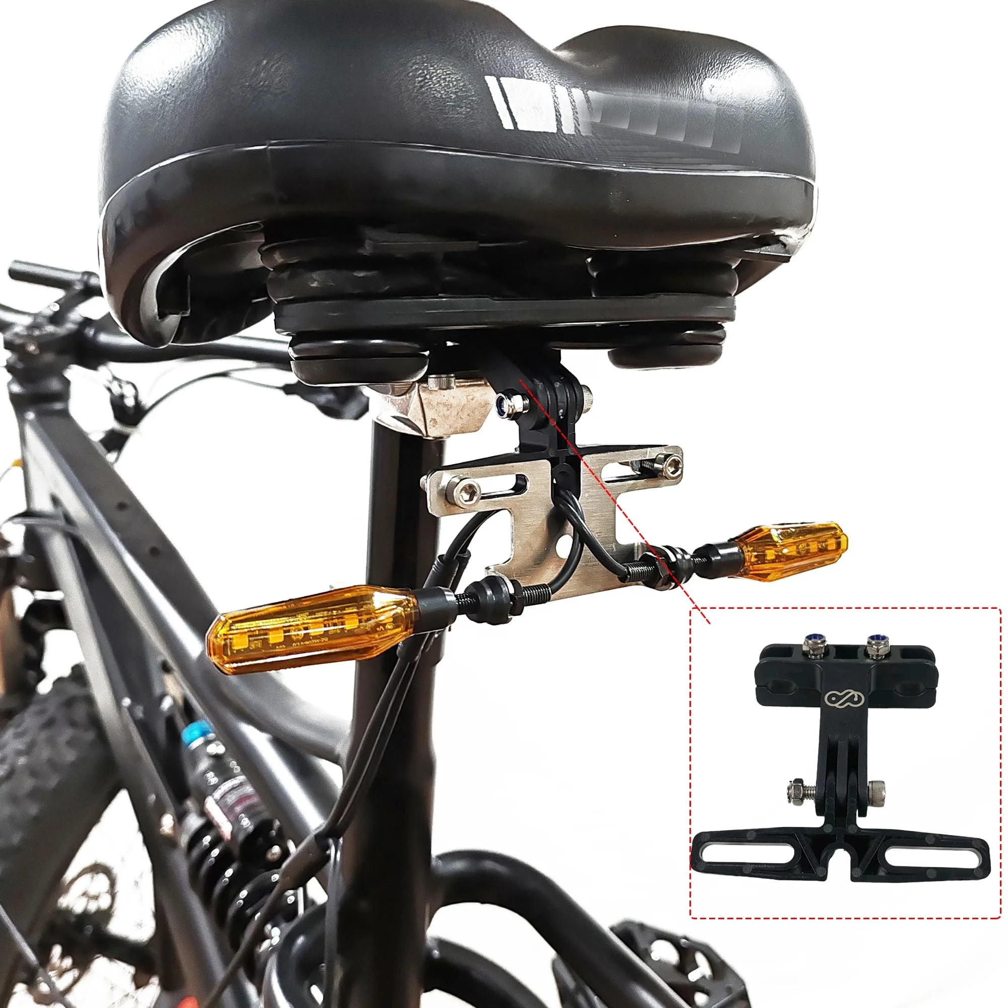 Elektrisches Fahrrad 36V 48V 52V 72V Lenklicht Set Kit Schalter Links Rechts Turn (V03 24-48V M6) - Image 4
