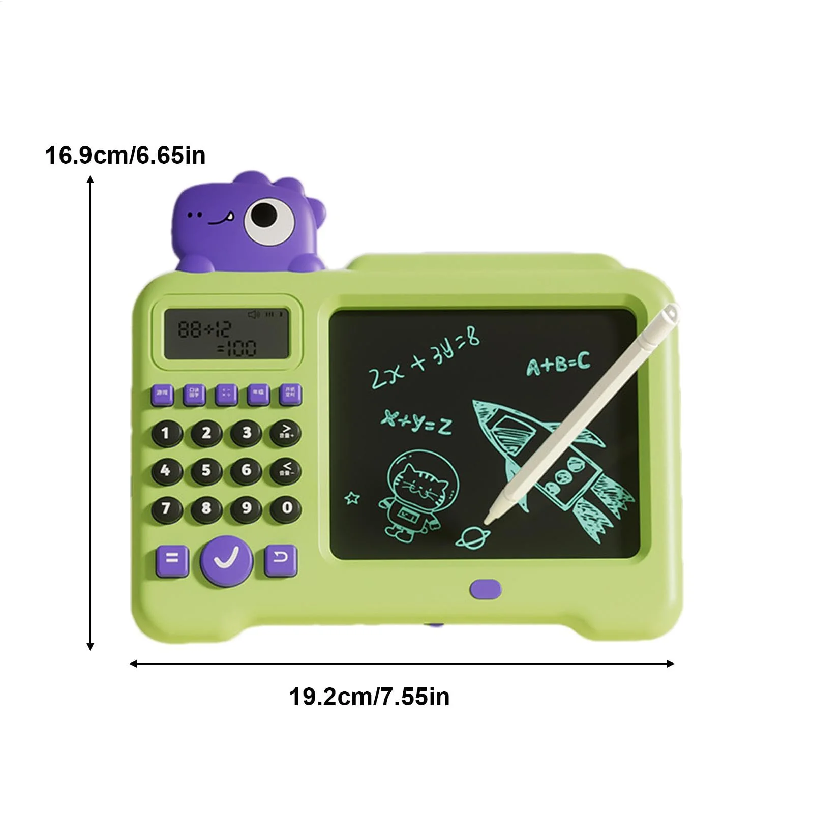 Elektrisches Lernspielzeug für Kleinkinder, Lernspielzeug zum Zeichnen, Elektrisches Kinderspielzeug zum Zeichnen, LCD-Schreibtablett, National Learning Zeichenblock, Lernspielzeug, löschbares Kritzel - Image 2