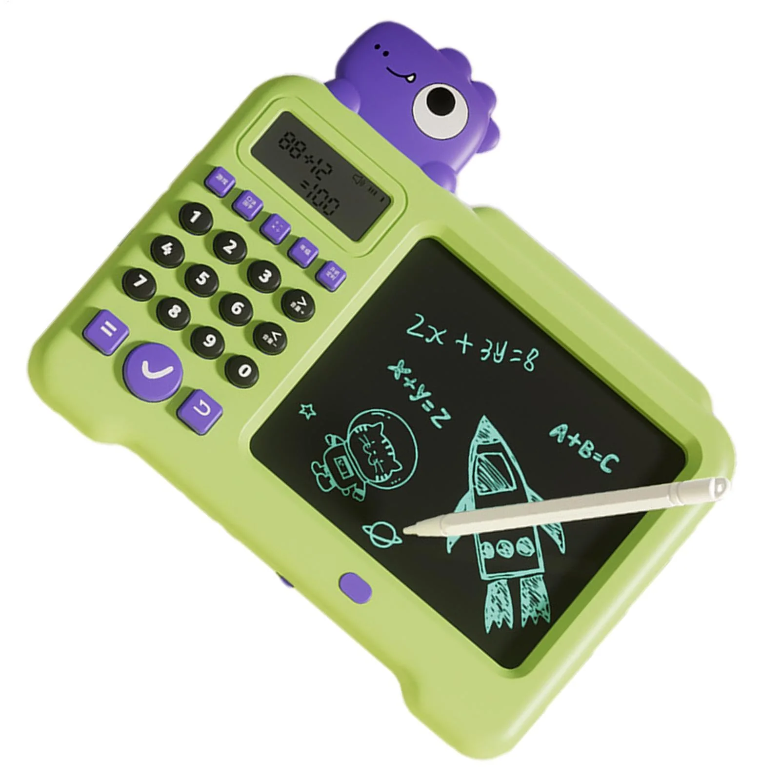 Elektrisches Lernspielzeug für Kleinkinder, Lernspielzeug zum Zeichnen, Elektrisches Kinderspielzeug zum Zeichnen, LCD-Schreibtablett, National Learning Zeichenblock, Lernspielzeug, löschbares Kritzel - Image 9