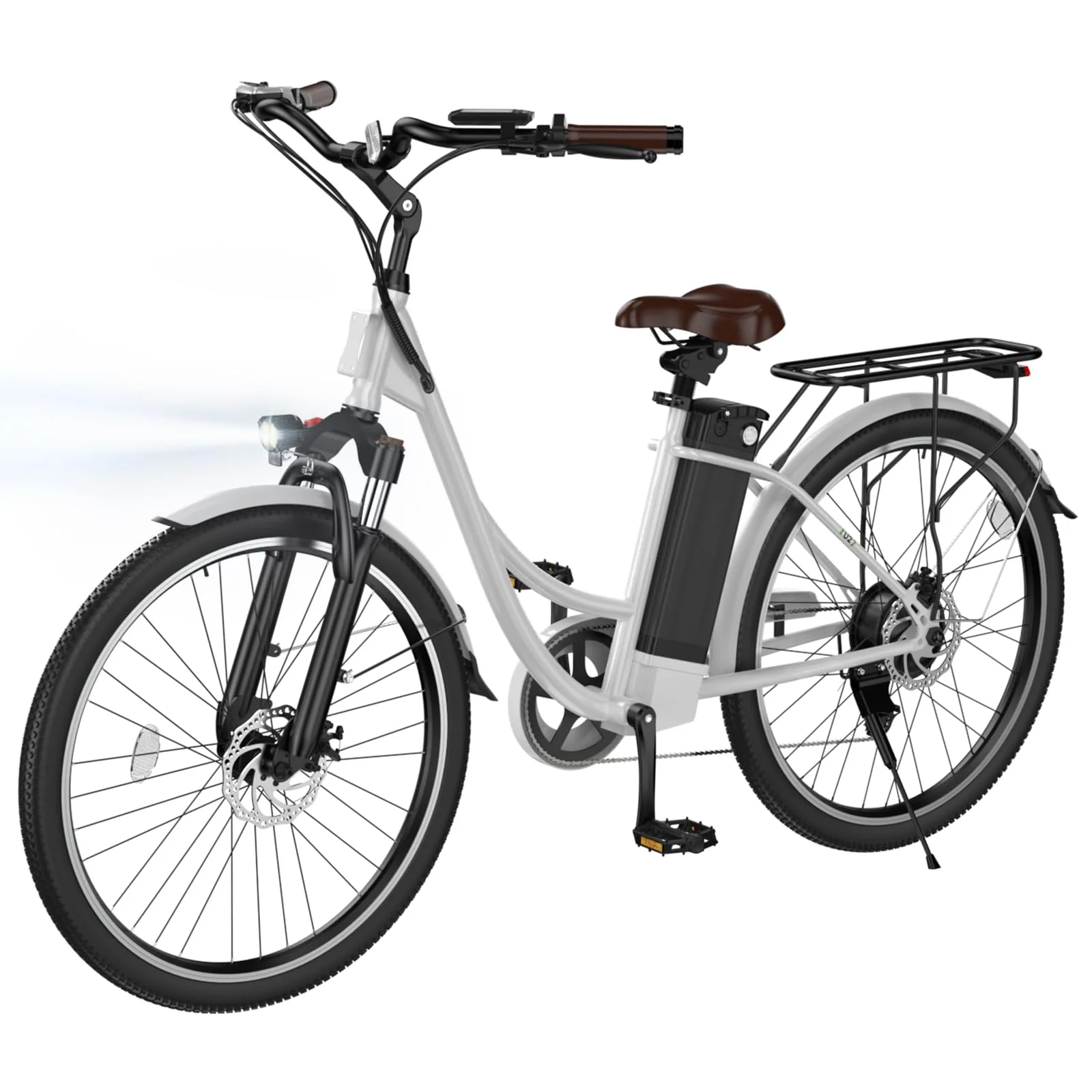 Elektrofahrrad mit Abnehmbarer 36V 13Ah Akku Bis zu 90KM,26 Zoll E Bike mit 7 Gang Getriebe für Herren Damen Pendler Reisen Übung,60N.m 250W Motor City Pedelec mit Aussetzungen und LCD-Display - Image 9