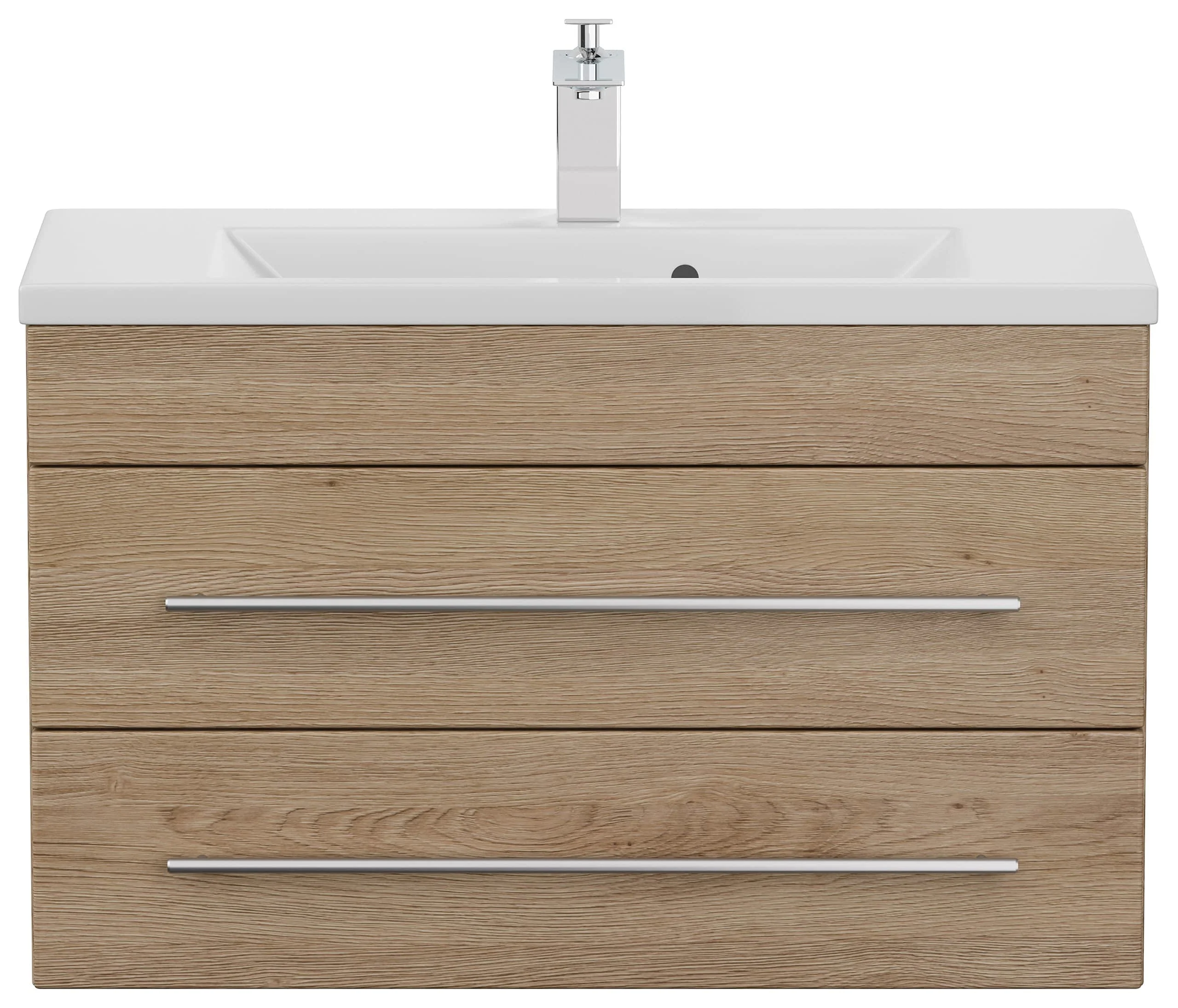 emotion Badmöbel Mars 800 Slimline Eiche hell seidenglanz - Image 6