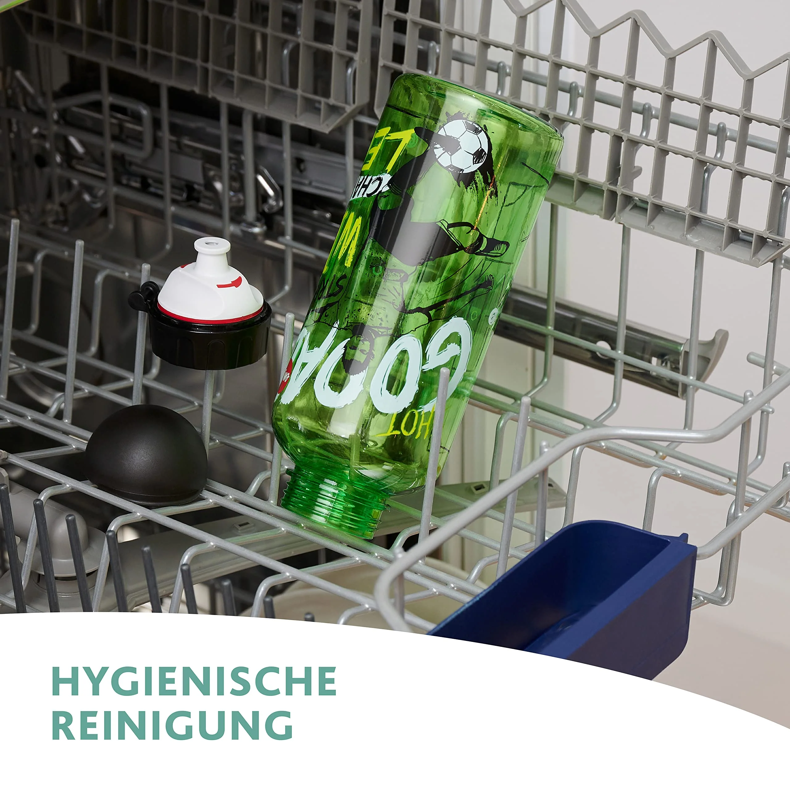 Emsa N30515 Kids Tritan Trinkflasche | Fassungsvermögen: 0,4 Liter | 100% sicher/praktisch/hygienisch/dicht/unbedenklich | cleverer Trinkverschluss | Design: Fairy - Image 3