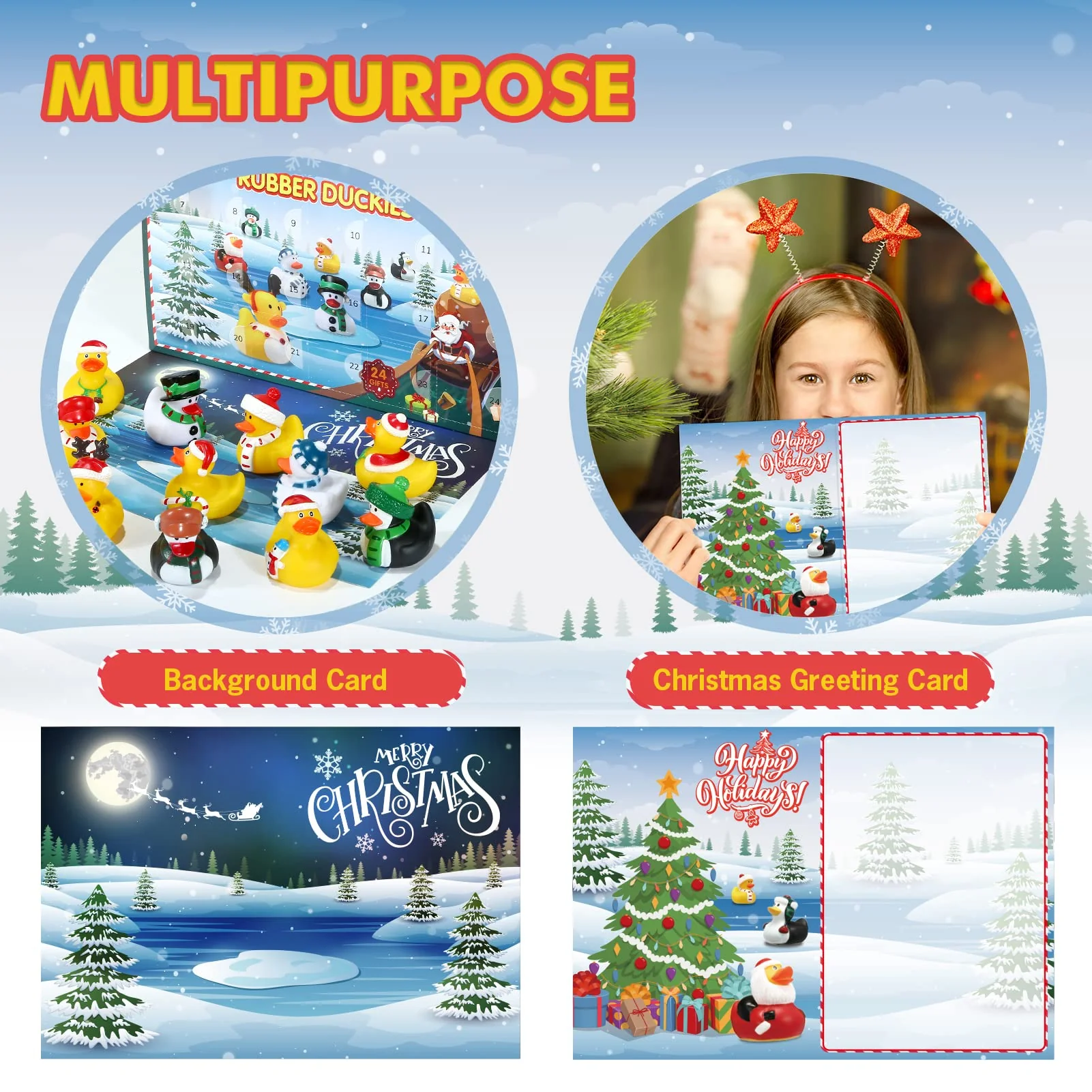 Encham Gummiente Quietsche Ente gelb Quietscheente Badeente Mini Duck Figuren Miniatur Enten kleine Enten Geschenke für Kleinkinder Jungen Mädchen - Image 5