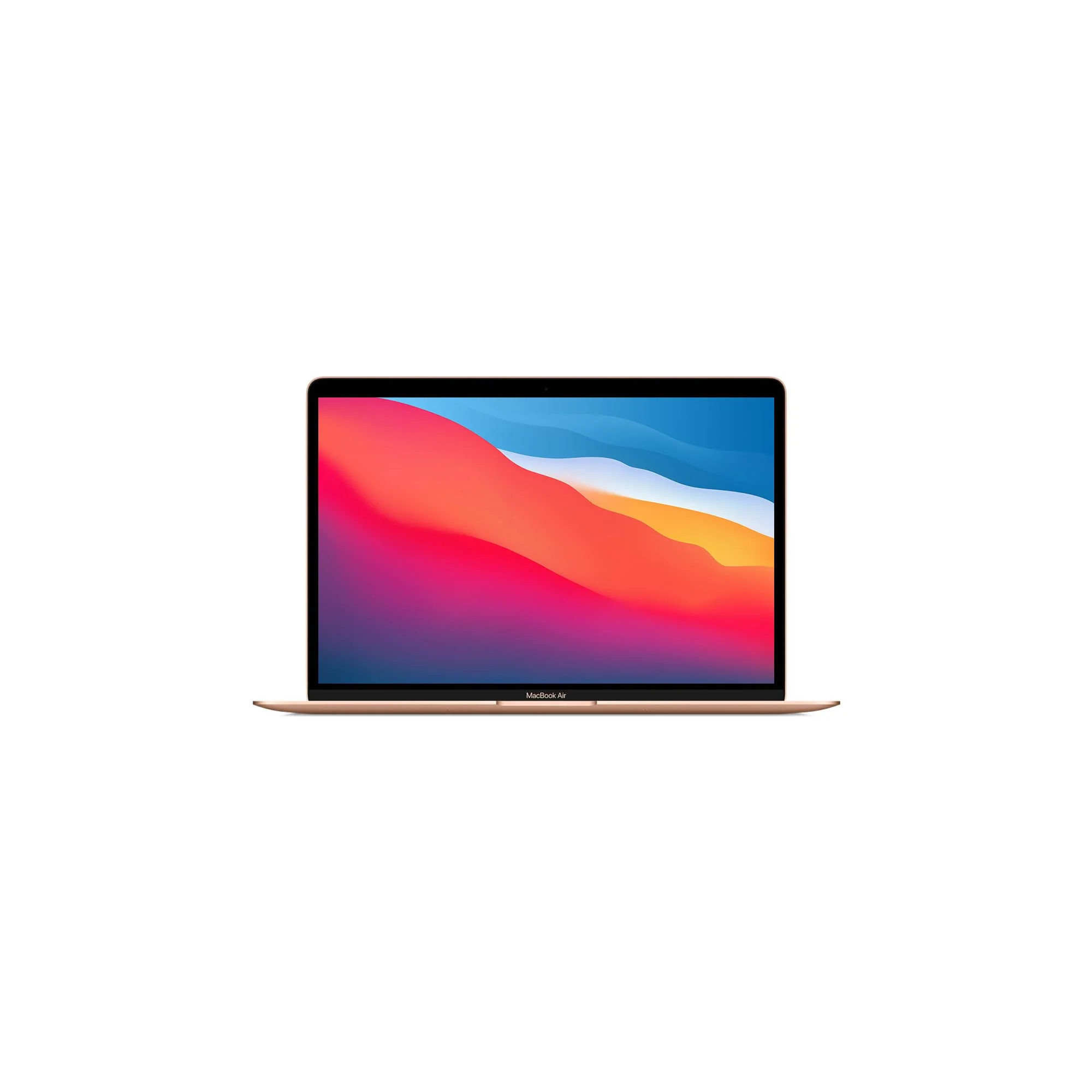 Ende 2020 Apple MacBook Air mit M1 Chip (13.3-Zoll, 8GB RAM, 256GB SSD) (QWERTY English) Gold (Generalüberholt)