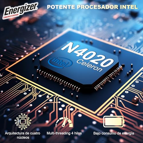Energizer EnergyBook – 15,6'' HD+ Laptop, Intel Celeron Laptop, 8 GB RAM, 256 GB SSD, UHD-Grafik, Windows 11, QWERTY-Tastatur (Inter), USB 3.0, HDMI - Image 7