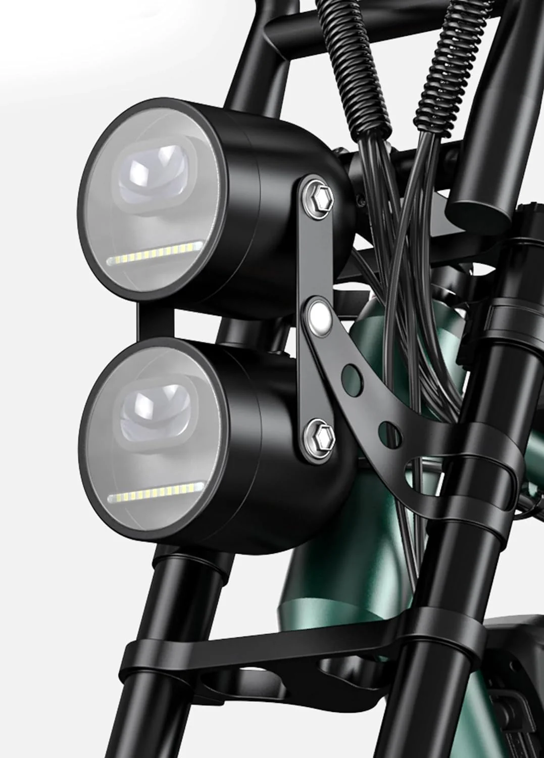 ENGWE E Bike Herren Elektrofahrräder-Ebike mit einem Akku/ 2 Akkus, E-Bike 20 * 4.0 Zoll Fette Reifen, Ebike Herren bis zu 75km/150km/90km/170km, Elektrofahrrad 7-Gang, M20/M1 - Image 2