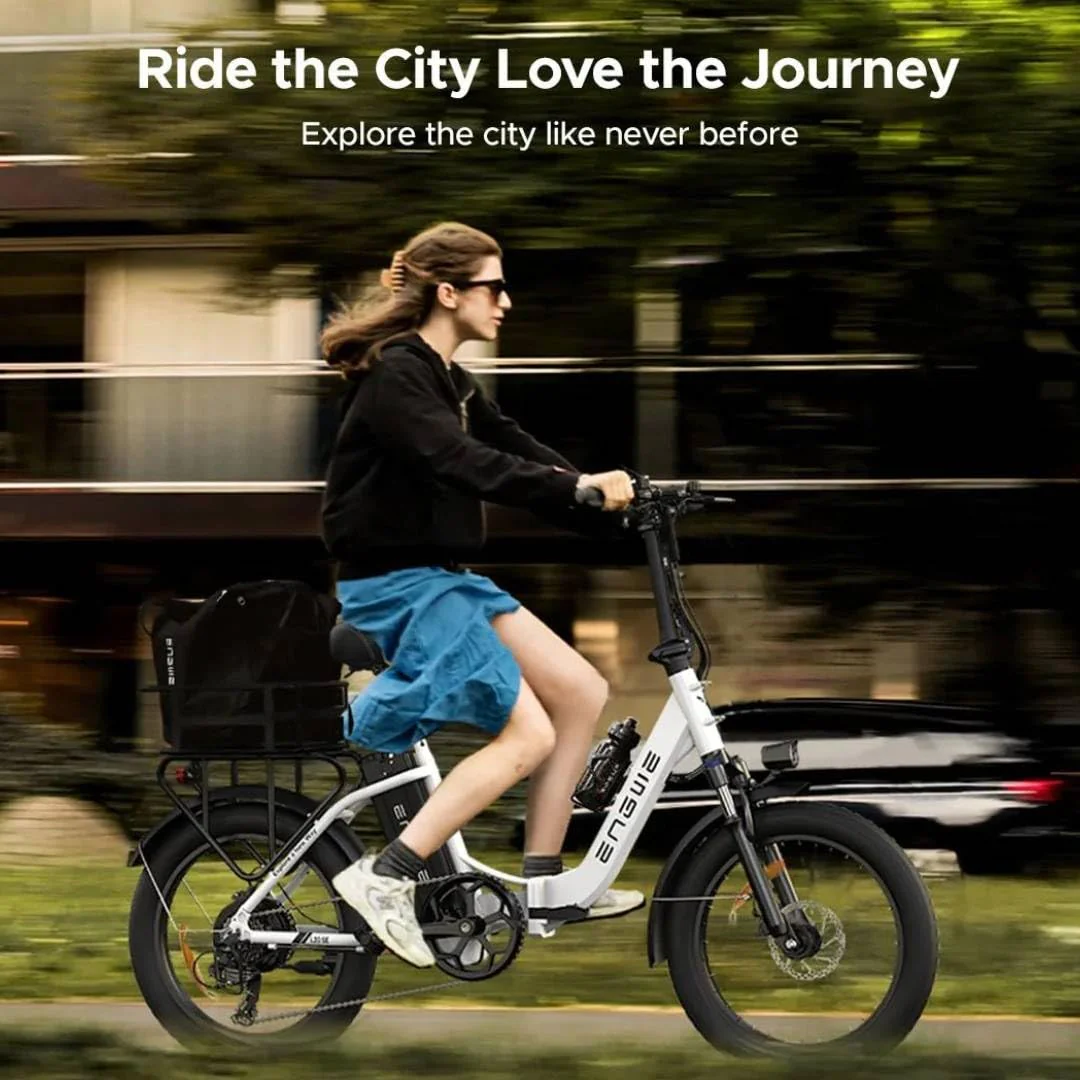 ENGWE E Bike Klappbar Ebike 20 Zoll Elektrofahrräder mit Korb, 36V 15.6Ah Akku, 25km/h Reichweite bis zu 140KM - Image 5