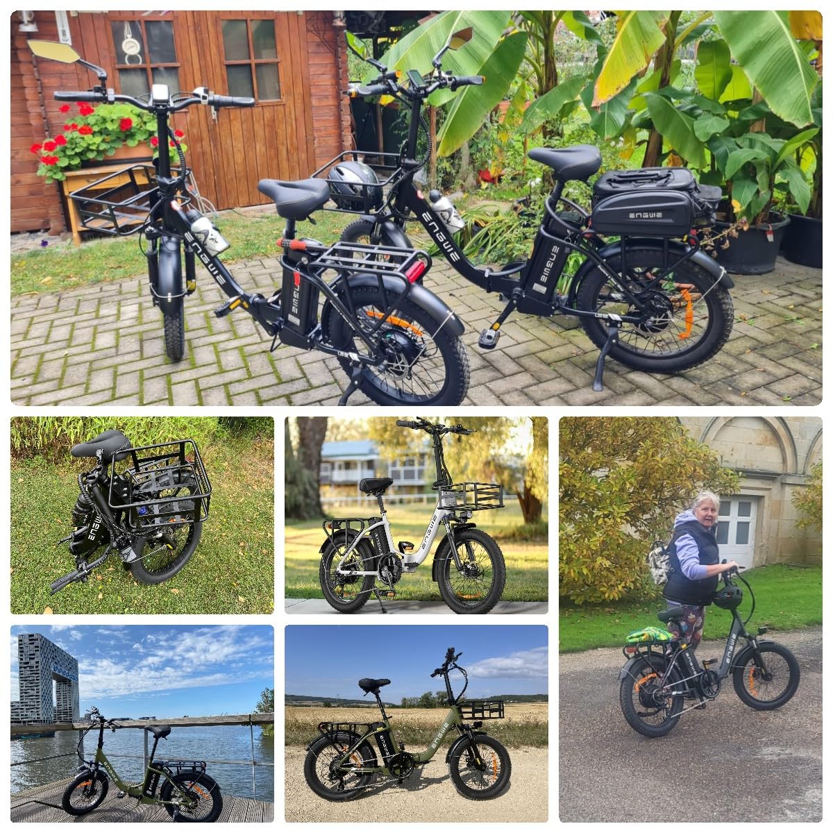 ENGWE E-Bike Klapprad Elektrofahrrad mit 20 Zoll Fat Tire, 15.6Ah Lithium-Akku für Lange Reichweite bis 140KM, 7-Gang-All-Terrain Ebike Herren für MTB, Strand & Schnee - Image 3