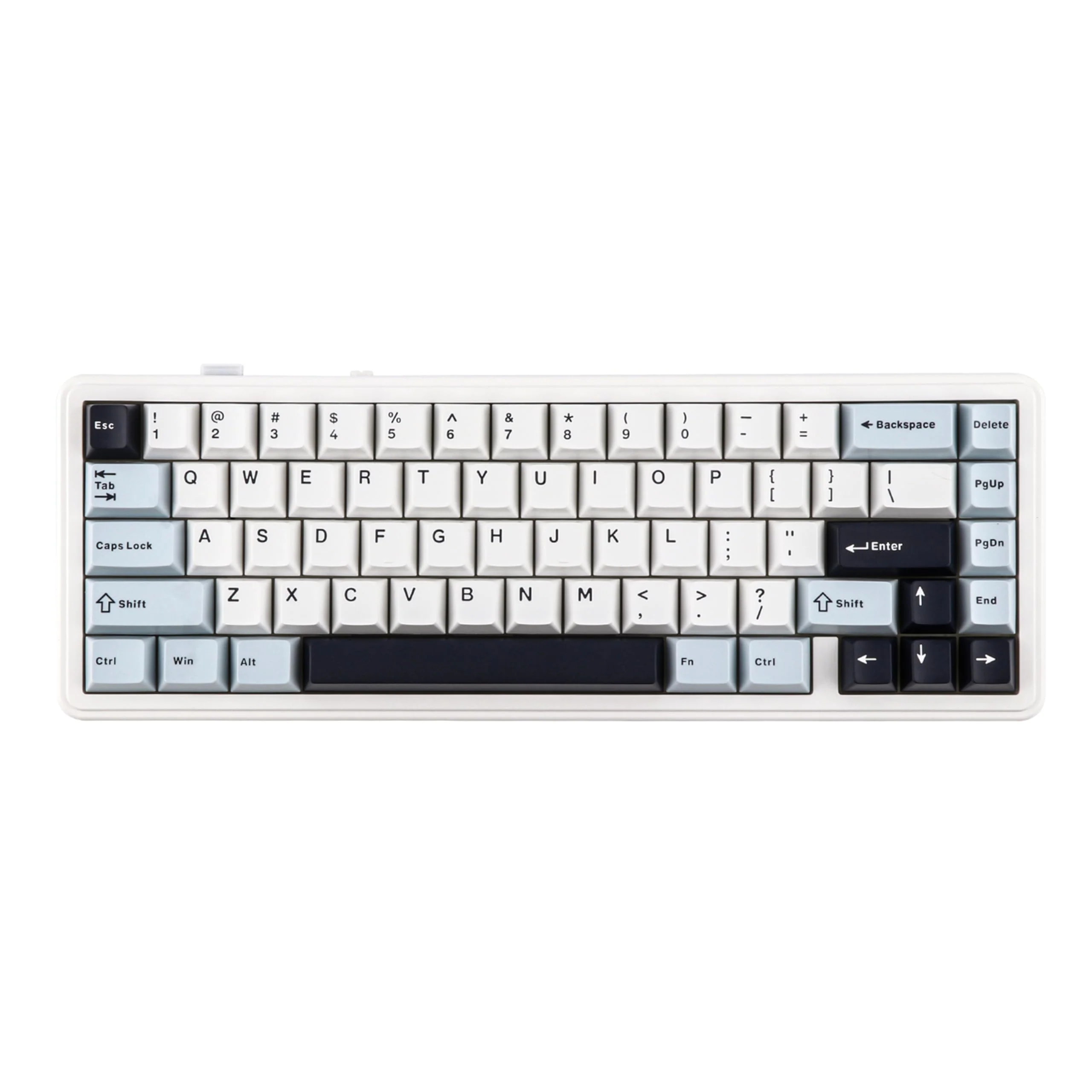 EPOMAKER x Aula F65 Mechanische Tastatur Kabellose, Custom Gaming Tastatur Gasket mit Hot-Swap-fähige, RGB, Bluetooth/2,4 GHz/Kabel, geschmierte lineare Schalter (Eisiges Blau, Reaper Switch) - Image 6