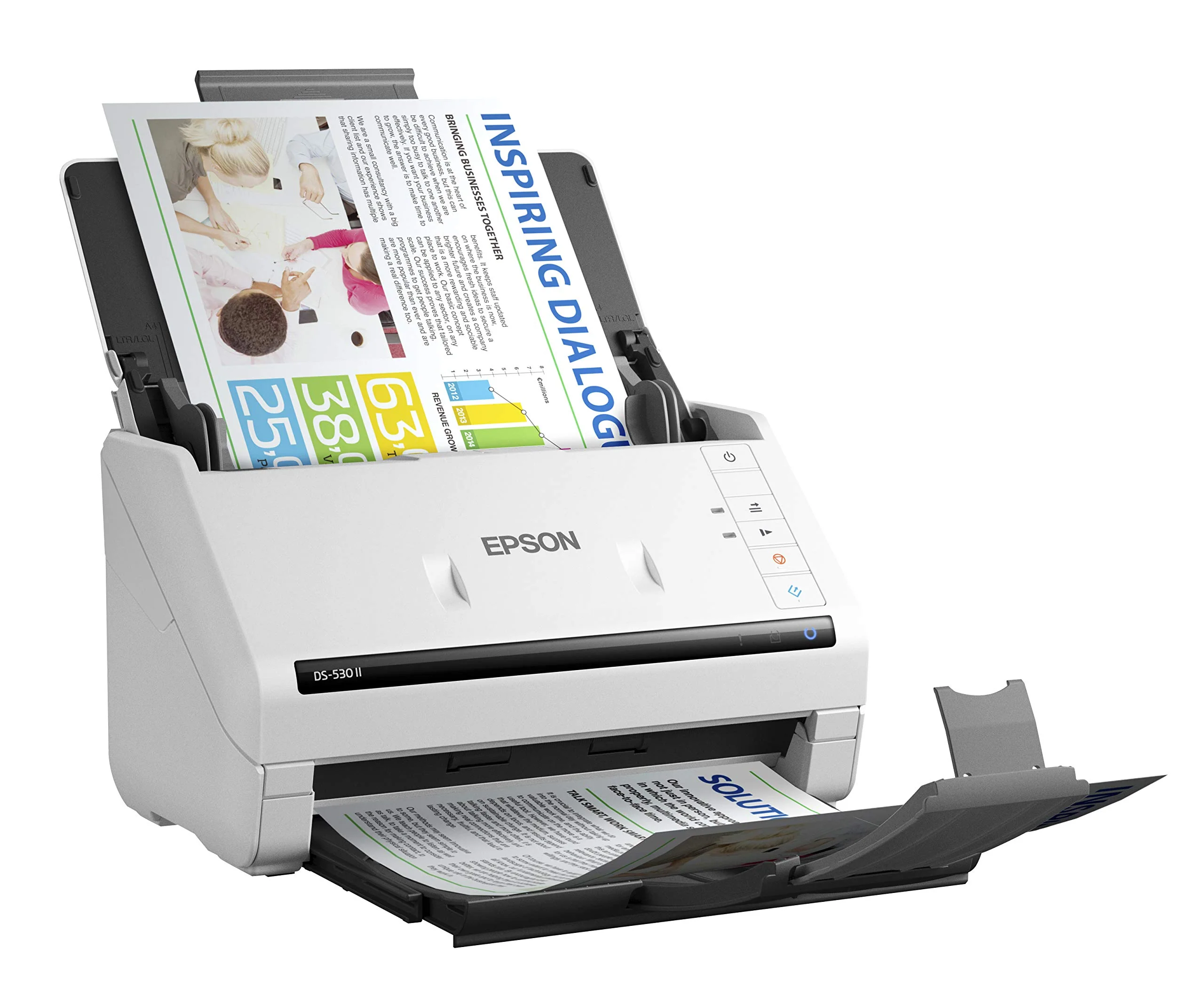 Epson DS-530 II Farb-Duplex-Dokumentenscanner für PC und Mac mit Vorlageneinzug, automatischer Dokumenteneinzug (ADF) - Image 3