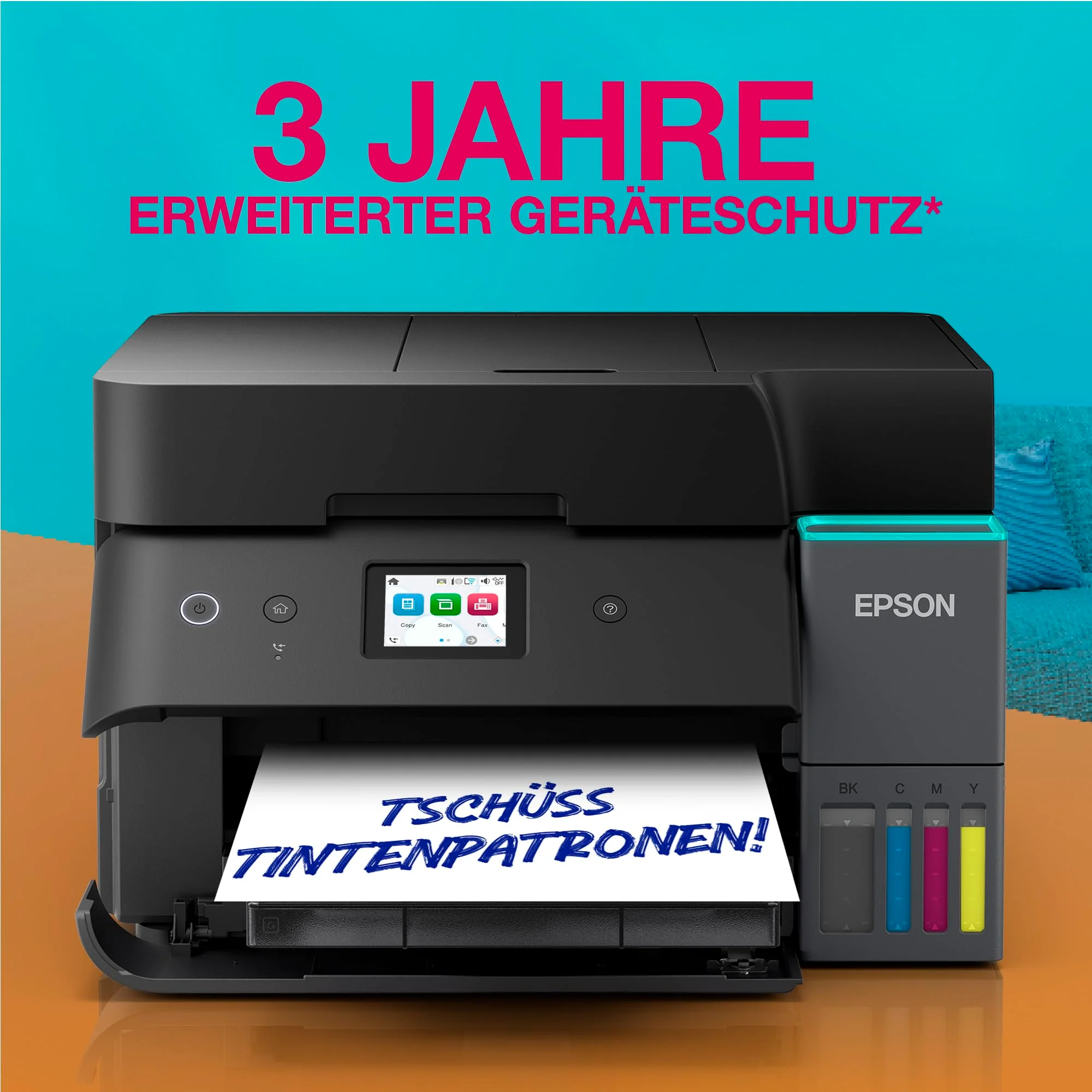 Epson EcoTank ET-4950 A4-Multifunktionsdrucker mit Wi-Fi & AirPrint Tintentank, automatischem Dokumenteneinzug, Duplexdruck, Scannen, Kopieren & Fax, bis zu 3 Jahre Tinte im Lieferumfang enthalten - Image 5