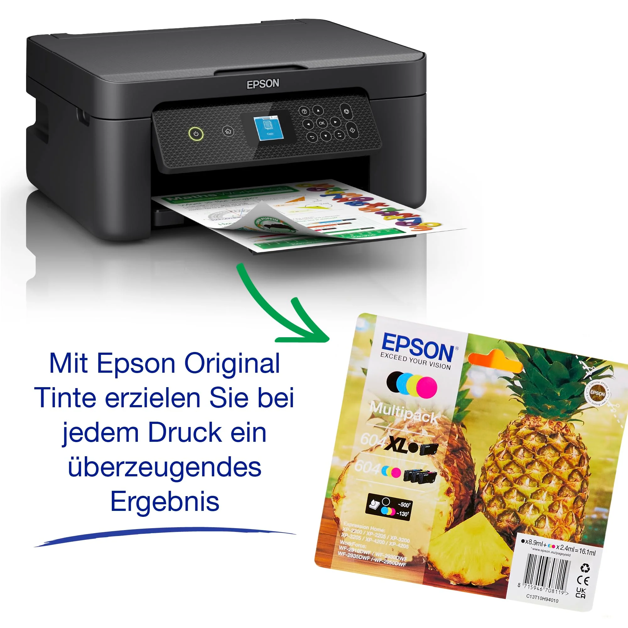 Epson Expression XP-3200 A4 kabelloser Multifunktionstintenstrahldrucker inkl. 3 Monaten kostenloser Tinte mit ReadyPrint Flex-Abo* - Image 2